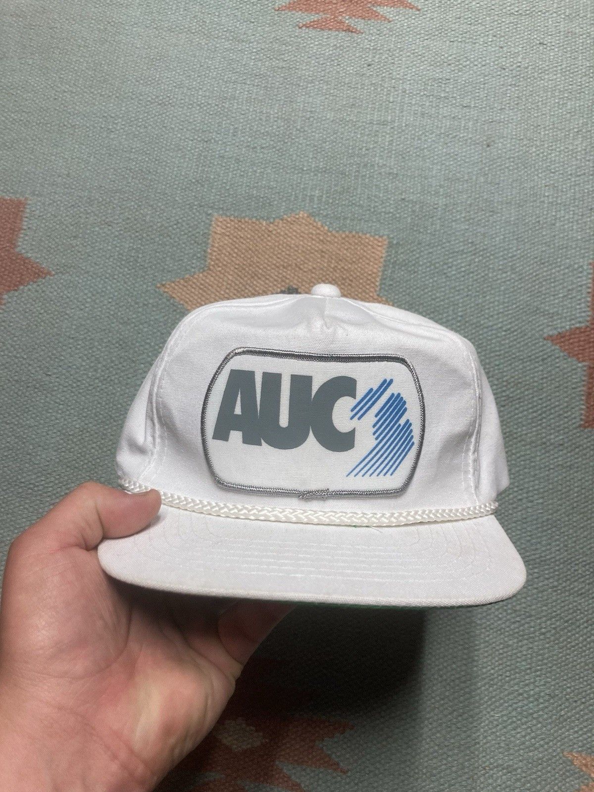 Vintage Vtg strapback hat zipper back AUC Michigan patch young an Size ONE SIZE - 2 Thumbnail