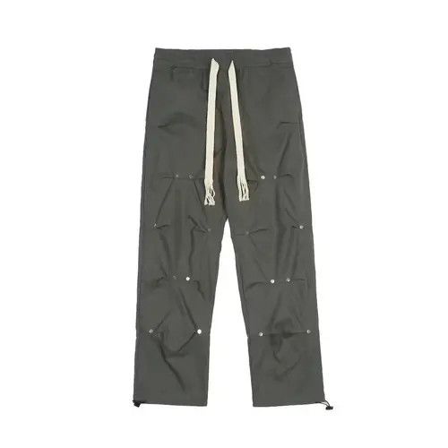 image of Vintage Baggy Hiphop Pleated Skate Pants in Grey, Men's (Size 32)