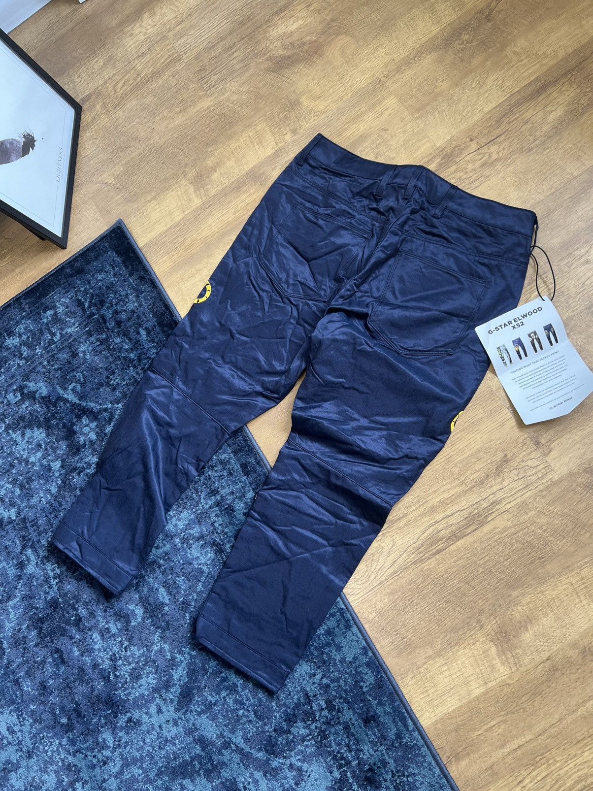 G-Star G Star RAW 5622 3D Mid Boyfriend Color Jeans Dark blue tiger Size 31" - 7 Thumbnail