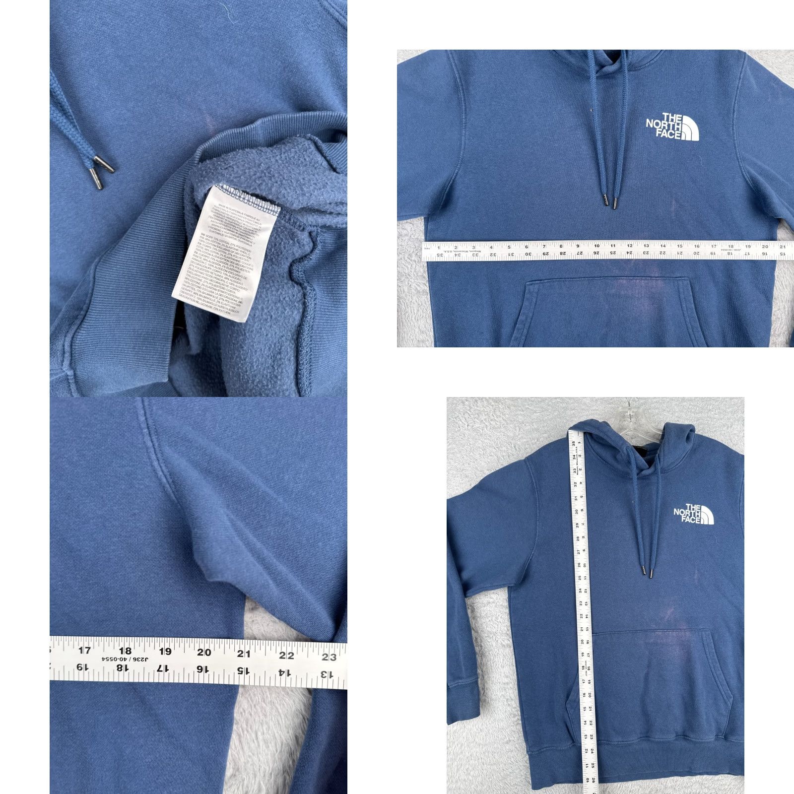 The North Face The North Face Mens Hoodie Pullover Blue Cotton Blend Zip Pocket Crew Neck S Small Regular Fit Logo Clothing Style: Pullover, Jacket, Sweatshirt? Size US S / EU 44-46 / 1 - 8 Thumbnail