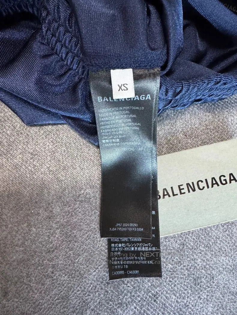 Balenciaga Balenciaga Blue Silk Basketball Shorts XS . Size US 30 / EU 46 - 4 Thumbnail