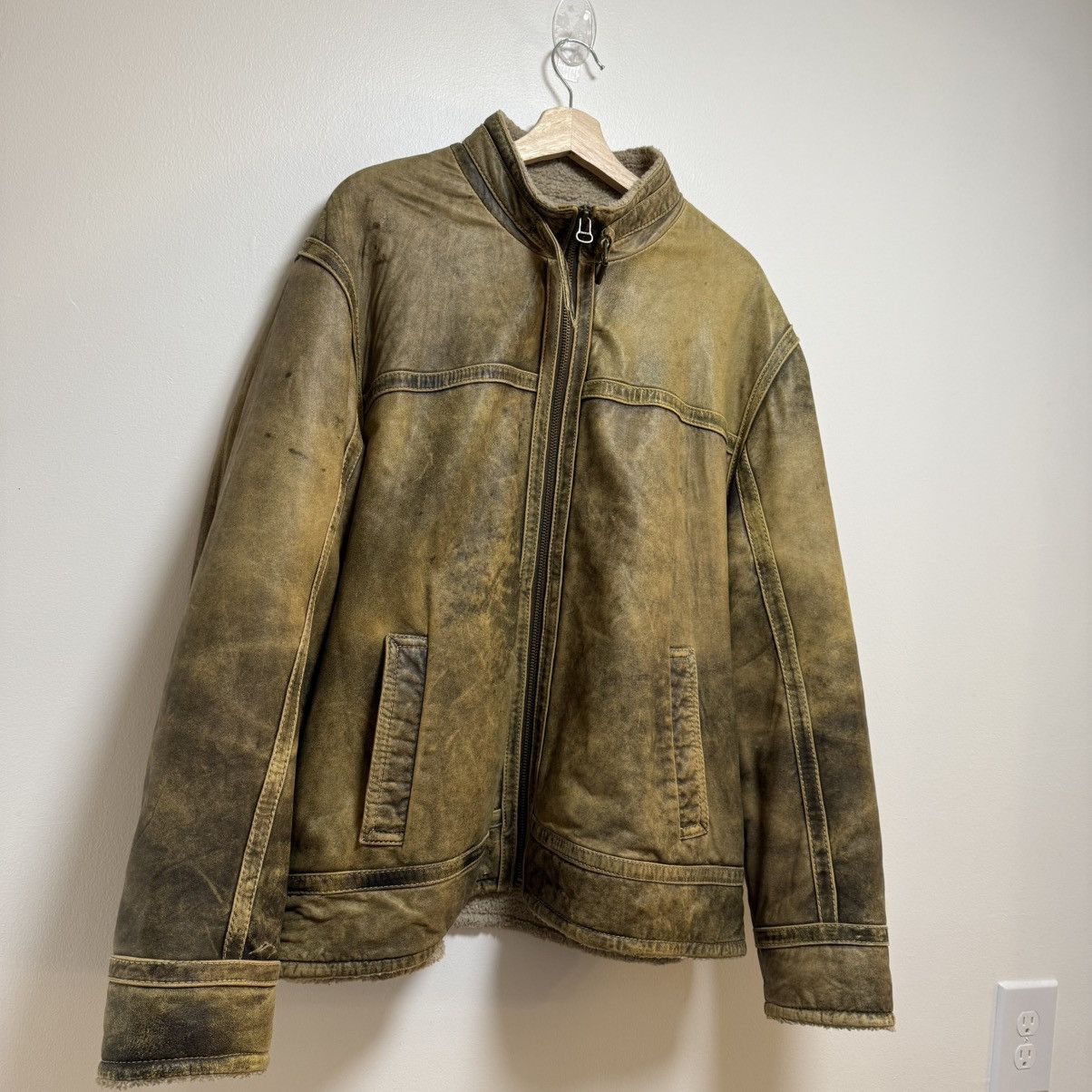 Wilsons Leather Wilsons Shearling Leather Jacket Vintage XL Size US XL / EU 56 / 4 - 2 Thumbnail