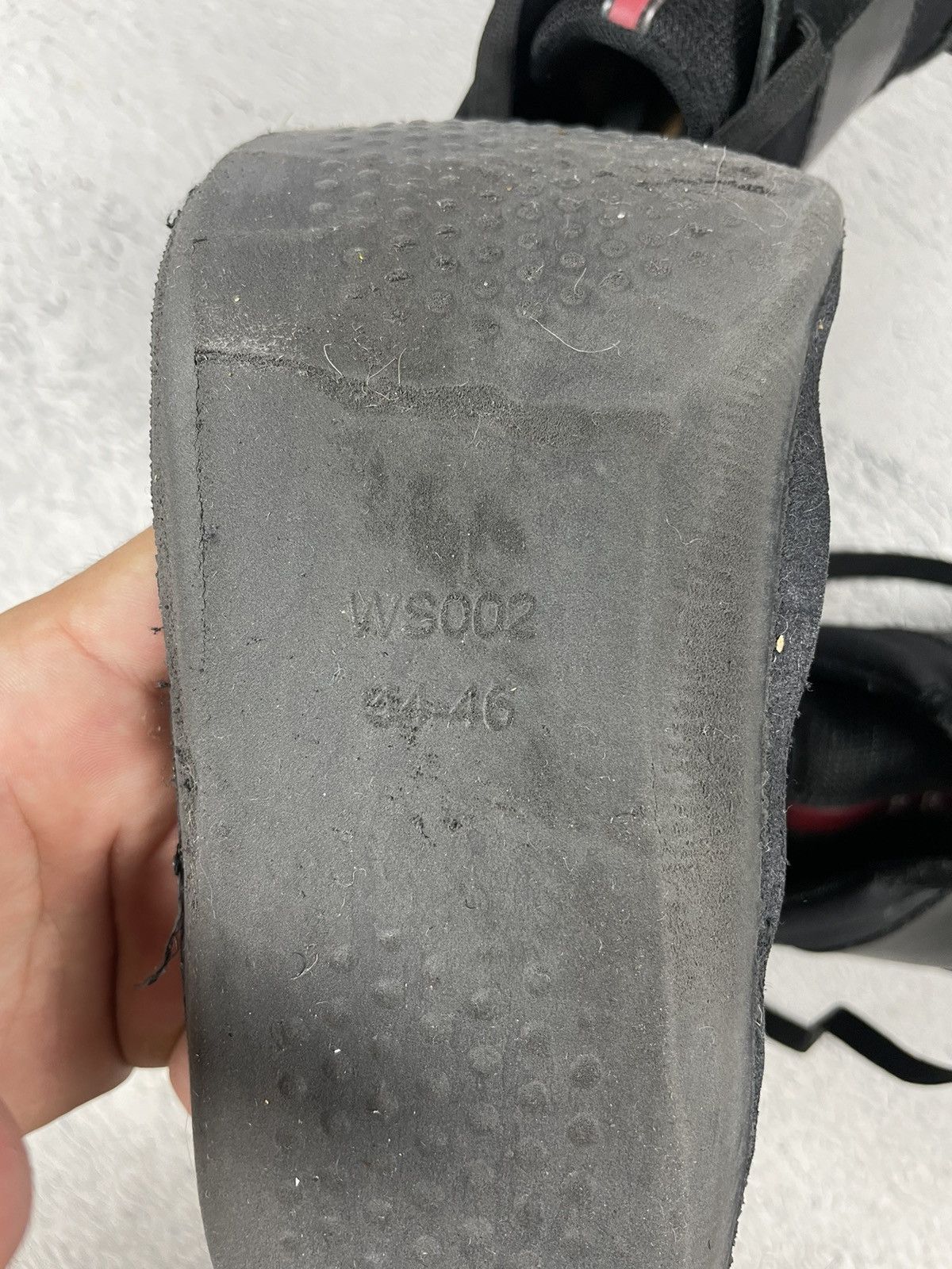 Prada × Vintage Prada Match Race Sneakers 44 Black Suede Shoes Size US 10.5 / EU 43-44 - 10 Thumbnail