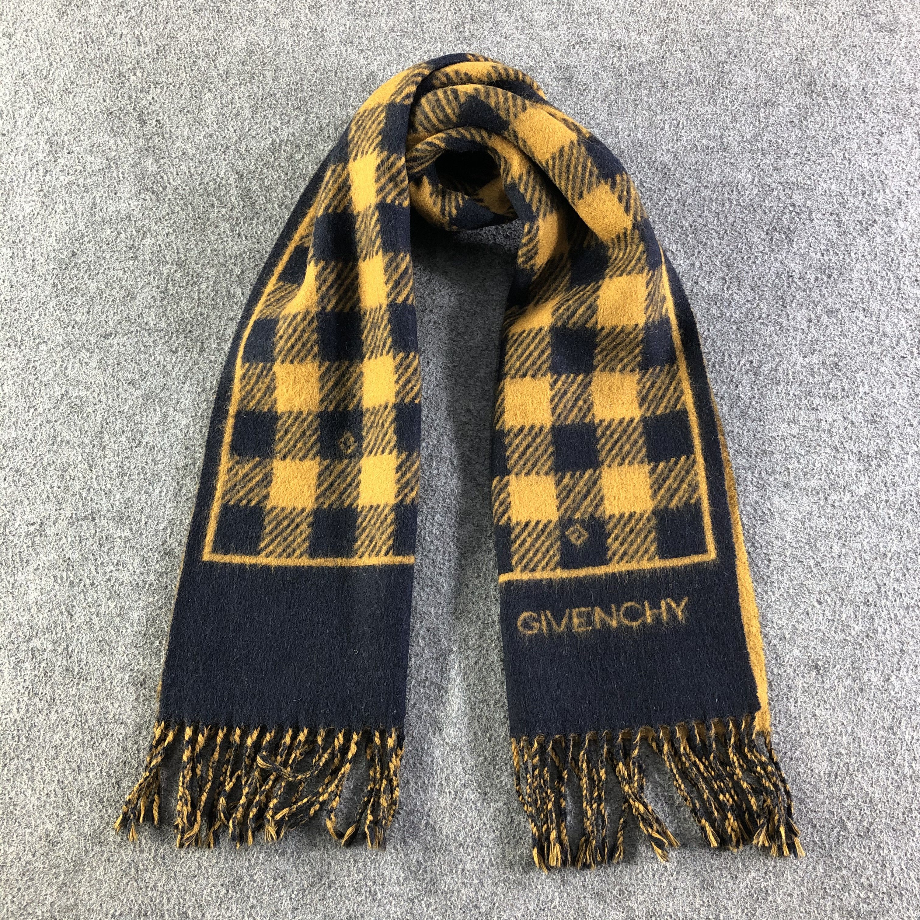 Vintage Givenchy Wool Scarf / Muffler / Neckwear Size ONE SIZE - 1 Thumbnail