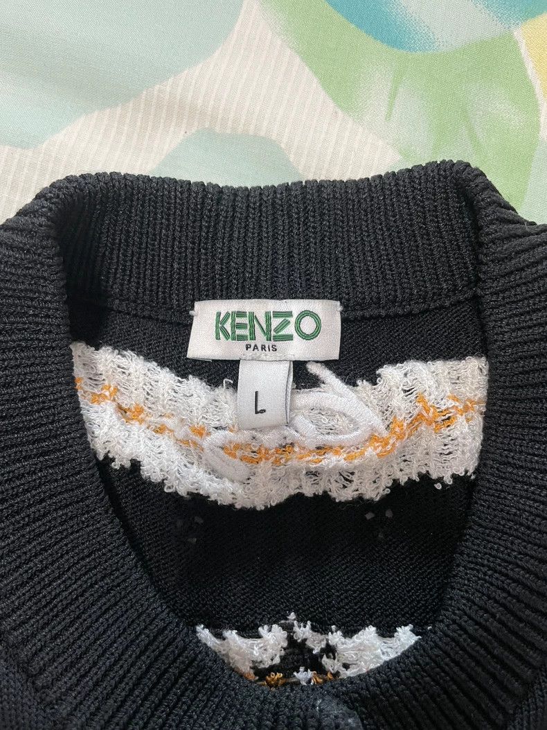 Kenzo KENZO Daisy Knit Cardigan Size L / US 10 / IT 46 - 5 Thumbnail