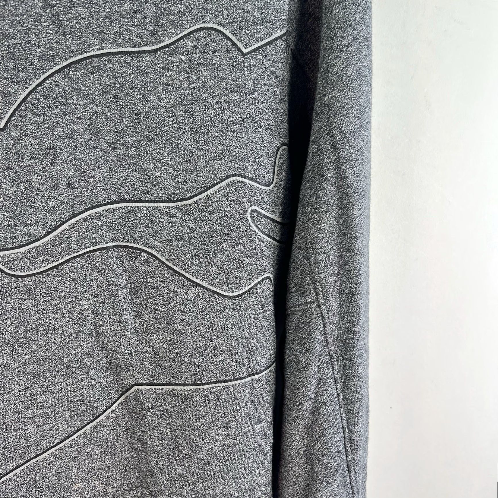 Lacoste VINTAGE Lacoste Sport Sweatshirt Mens Size M Crew Neck Graphic Print Fleece Heather Gray Sports Style Size US M / EU 48-50 / 2 - 2 Thumbnail