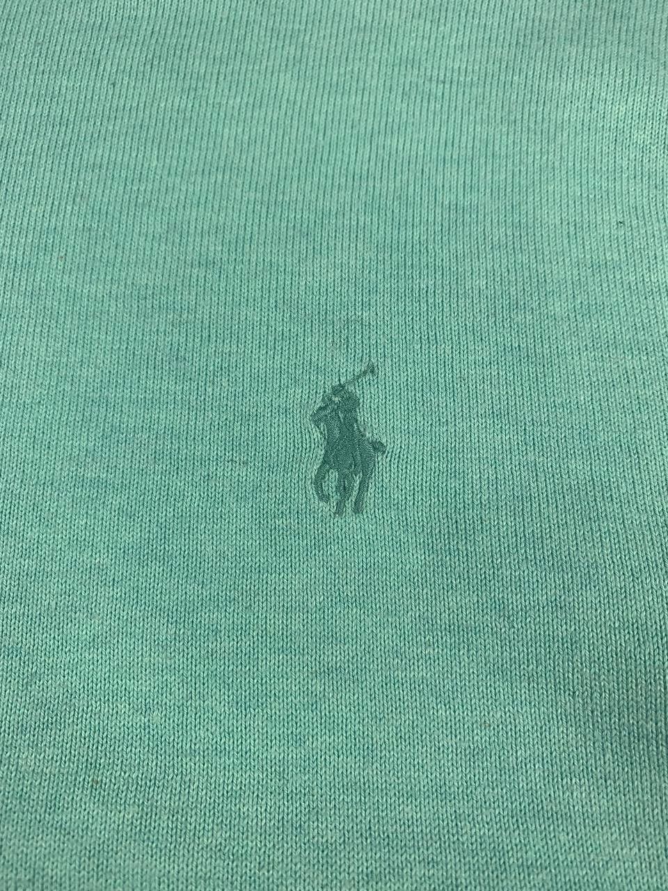 Polo Ralph Lauren Polo Ralph Lauren Cotton Sweater L Turquoise Crew Neck Jumpe Size US L / EU 52-54 / 3 - 9 Thumbnail