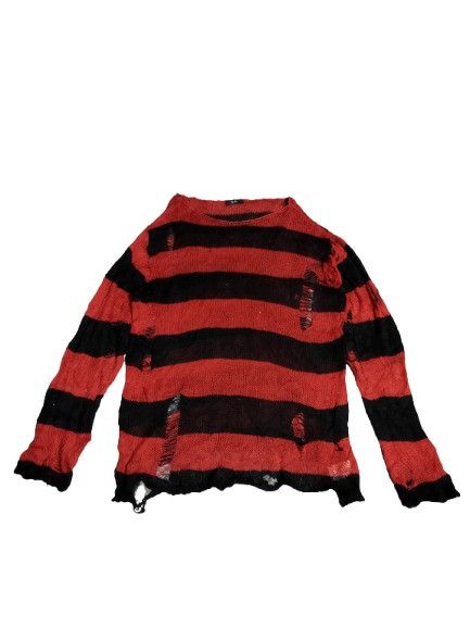 Japanese Brand Dirally Grunge Distressed Sweater Size US L / EU 52-54 / 3 - 1 Thumbnail