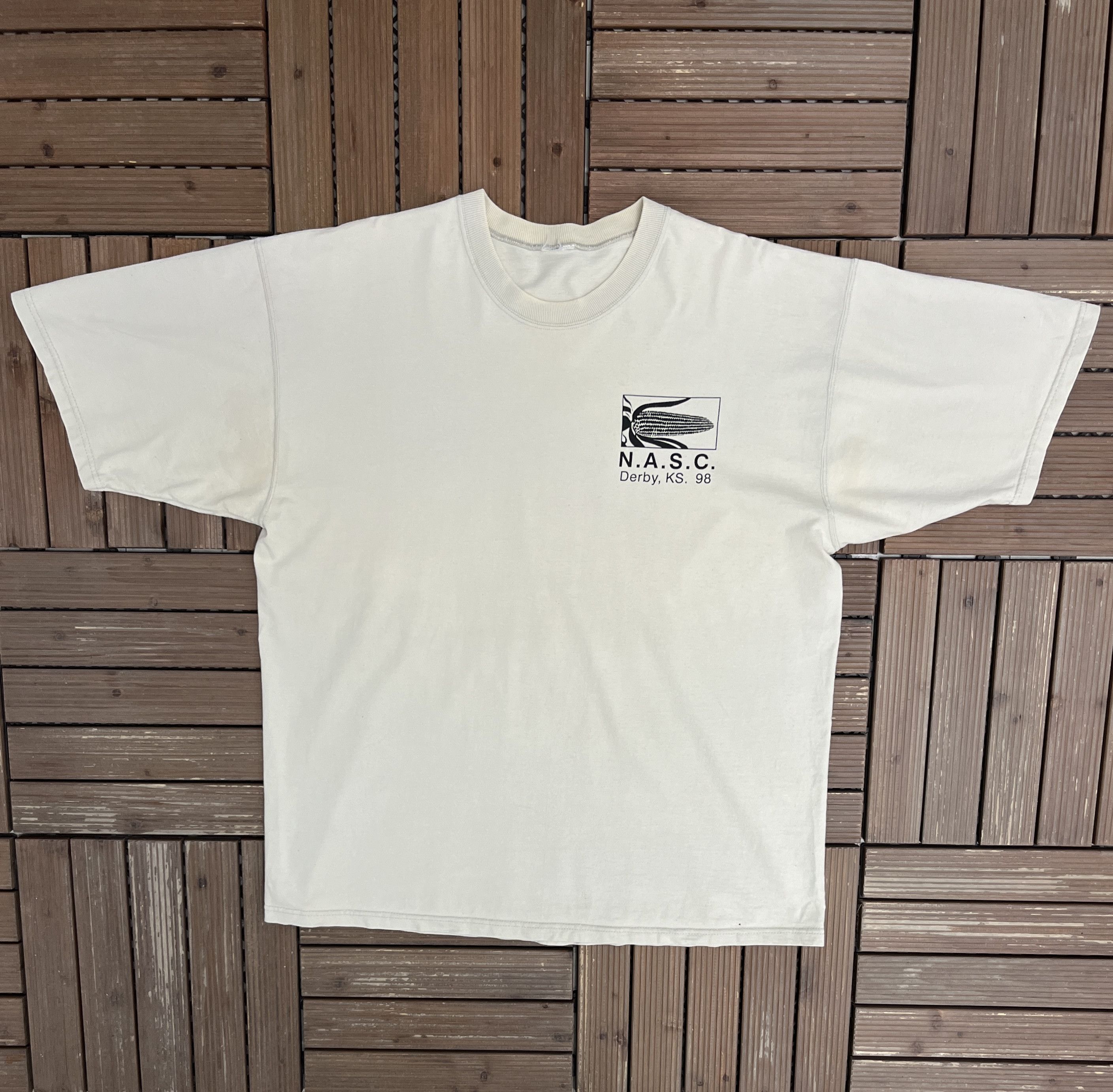 Vintage N.A.S.C. Derby, KS '98 Vintage T-Shirt Tee Size US XL / EU 56 / 4 - 1 Thumbnail