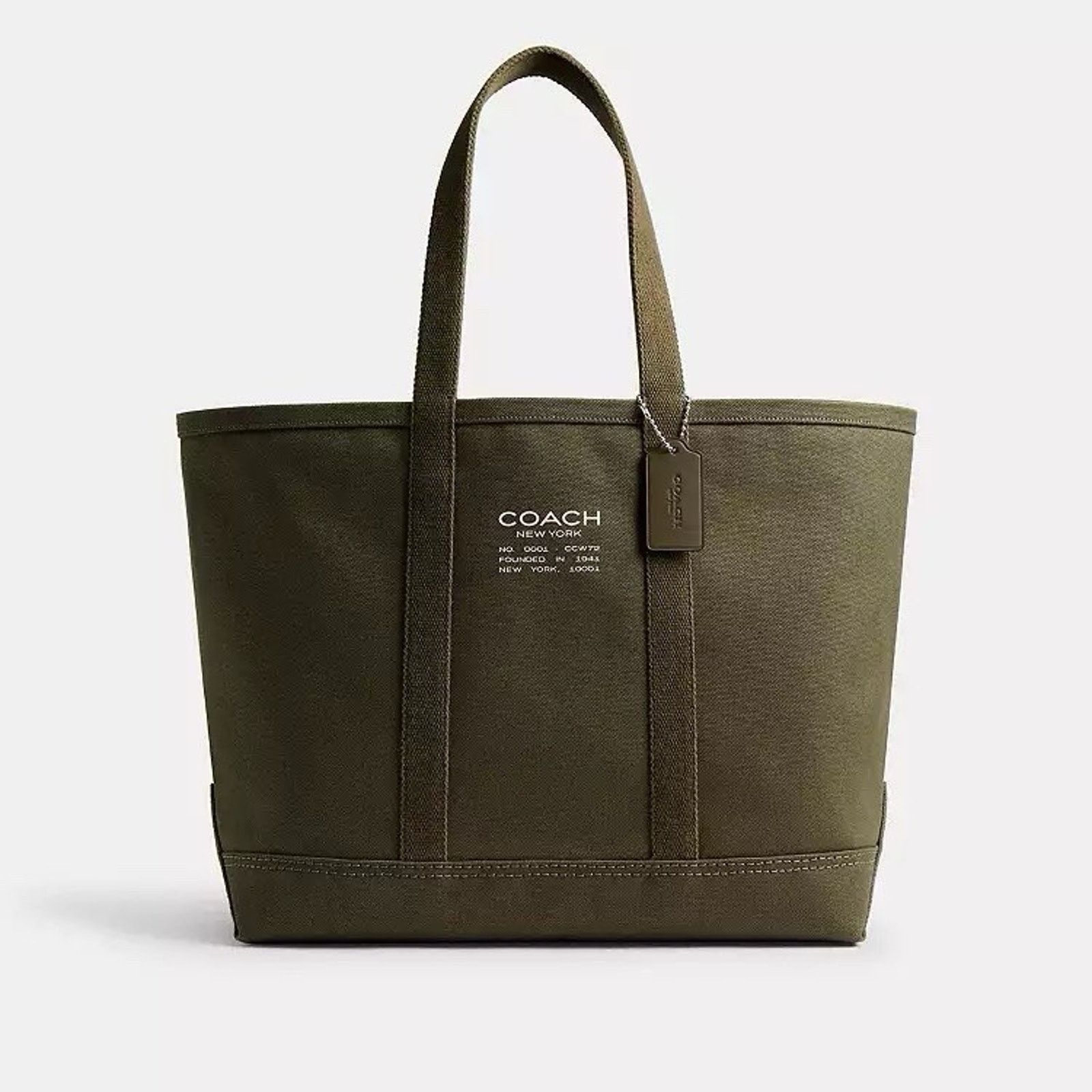 Coach NWT COACH Utility Tote Large Shoulder Bag Olive CCW72 Size ONE SIZE - 8 Thumbnail