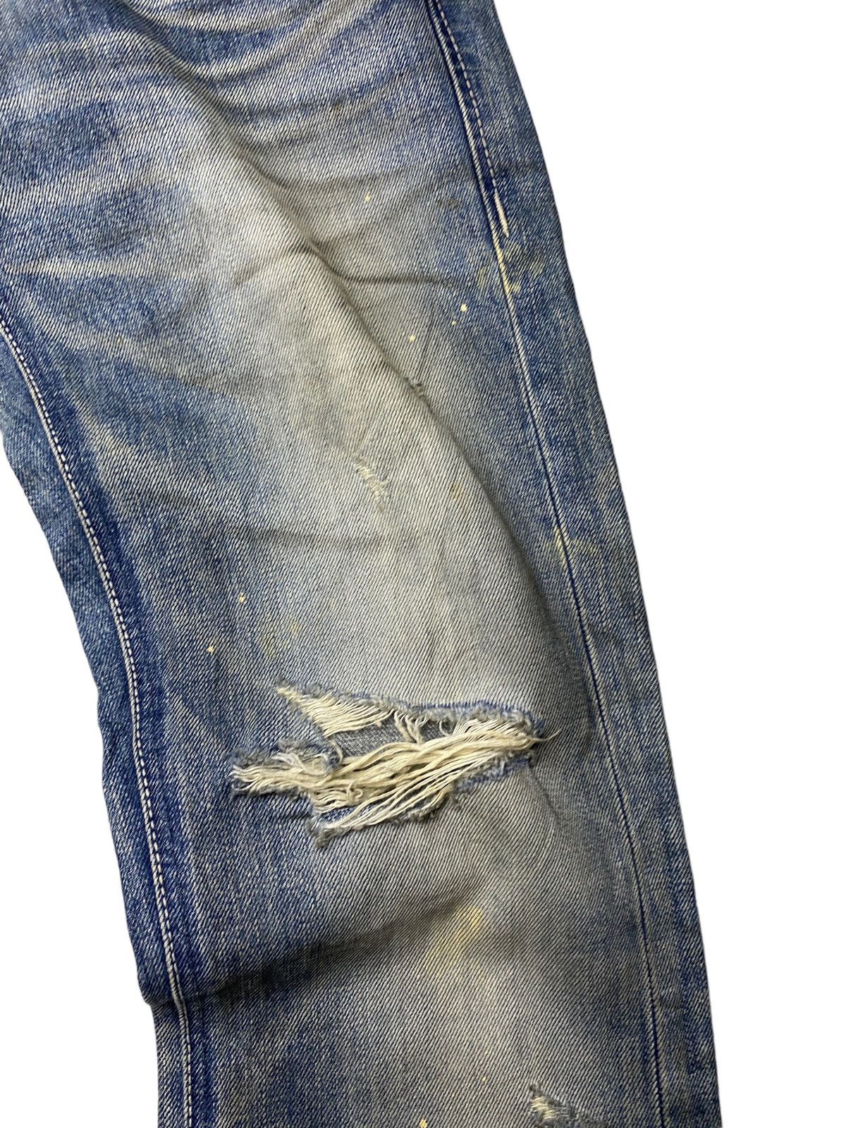 If Six Was Nine Vanquish Murder License Flared Distressed Jeans Size US 29 - 5 Thumbnail
