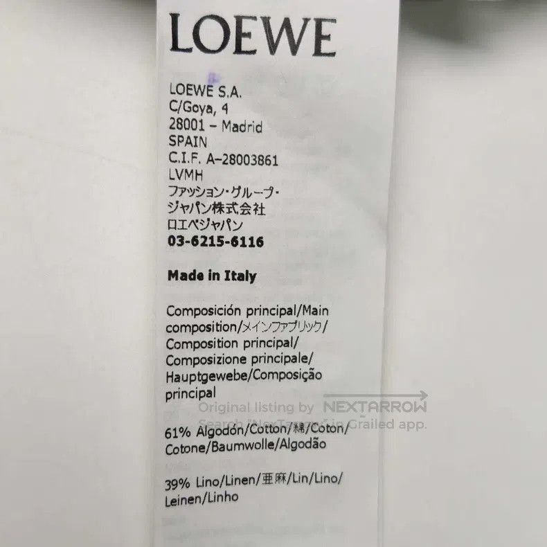Loewe Loewe Cotton and Linen Mixed Color Double-breasted Jacket Size XXS / US 00 / IT 34 - 8 Thumbnail