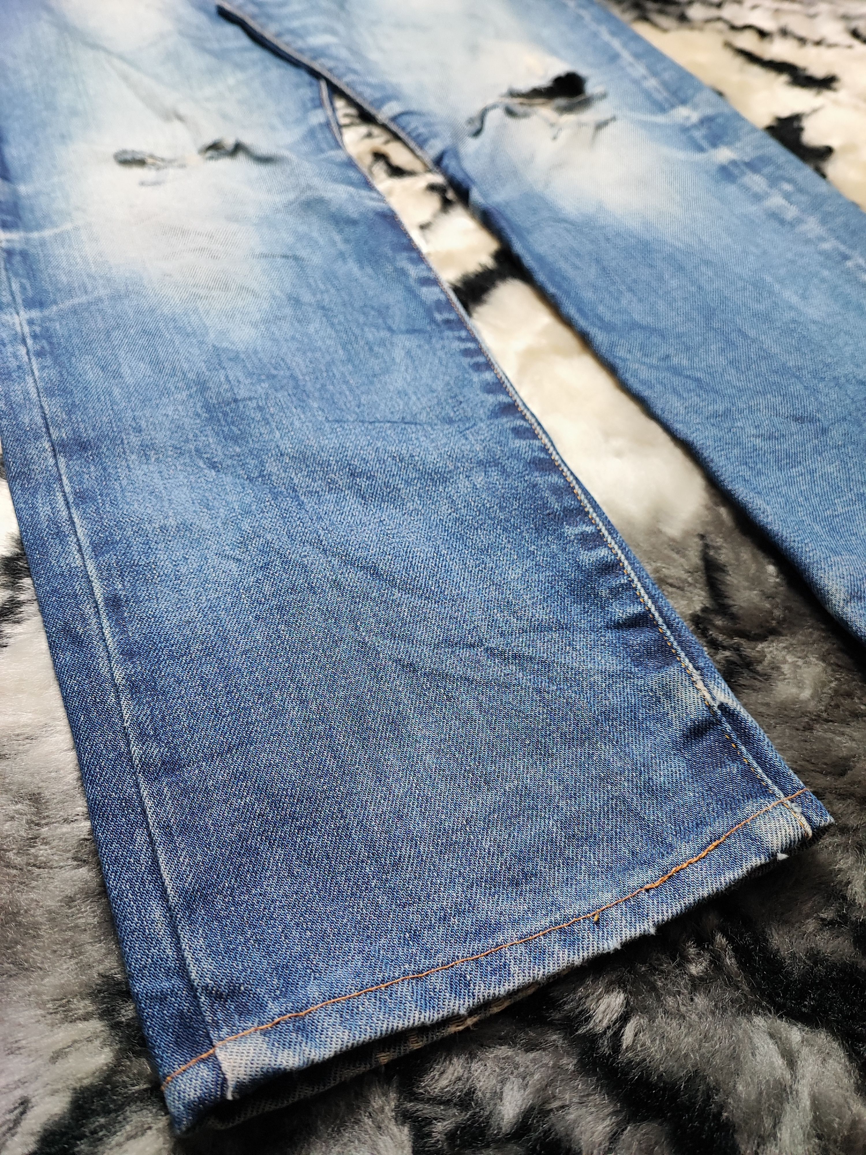 G-Star G Star Raw Jean Distress Stone Wash Size US 31 - 3 Thumbnail