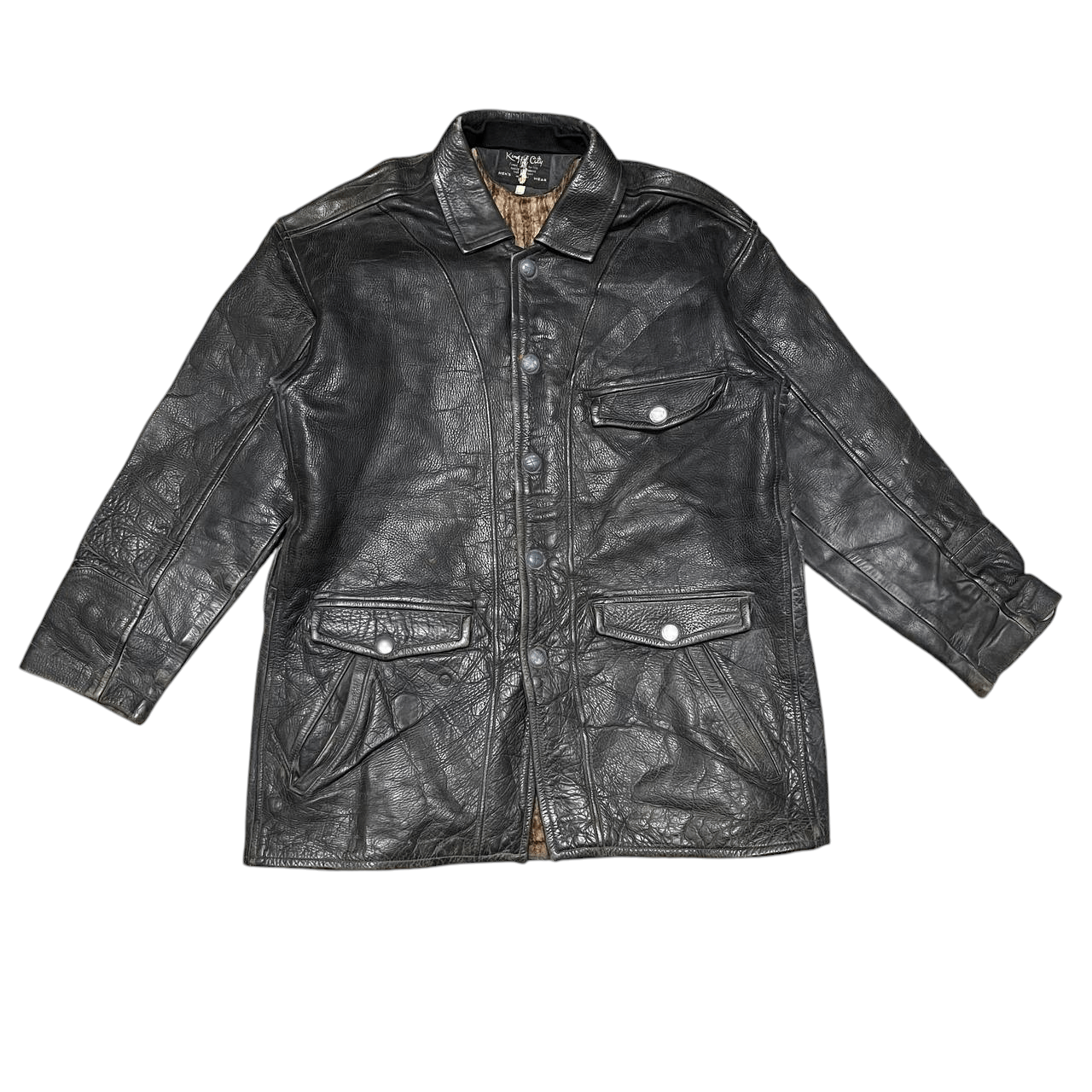 Japanese Brand Vintage King City Leather Jacket Size US M / EU 48-50 / 2 - 1 Thumbnail