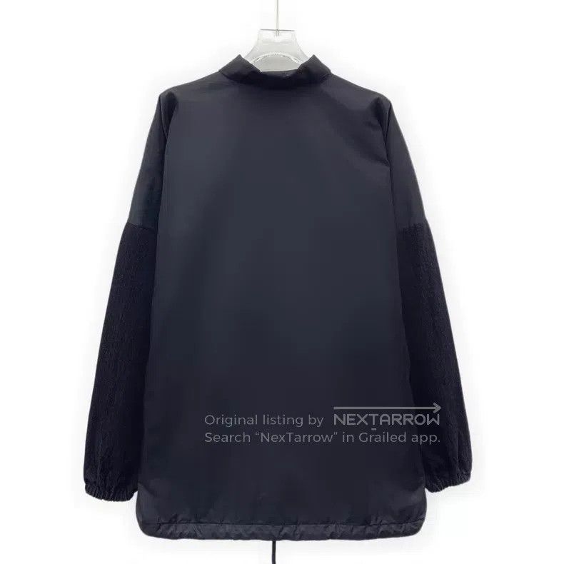 Balenciaga Balenciaga Black logo letter printed stand collar zip long Size XXS / US 00 / IT 34 - 2 Thumbnail