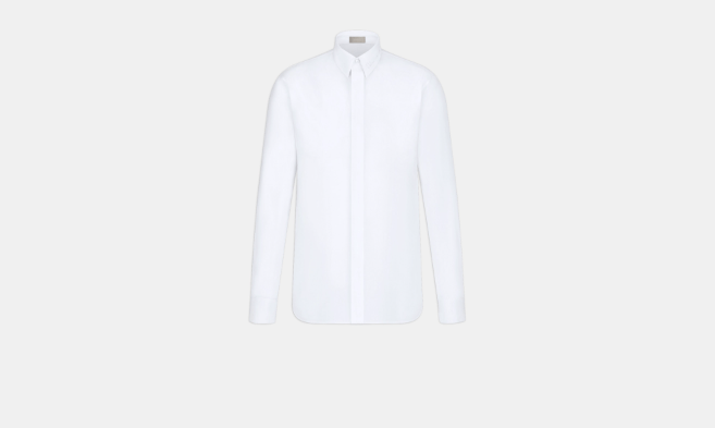 image of Dior O1Bcso1Str0324 Shirt In White, Men's (Size Small)