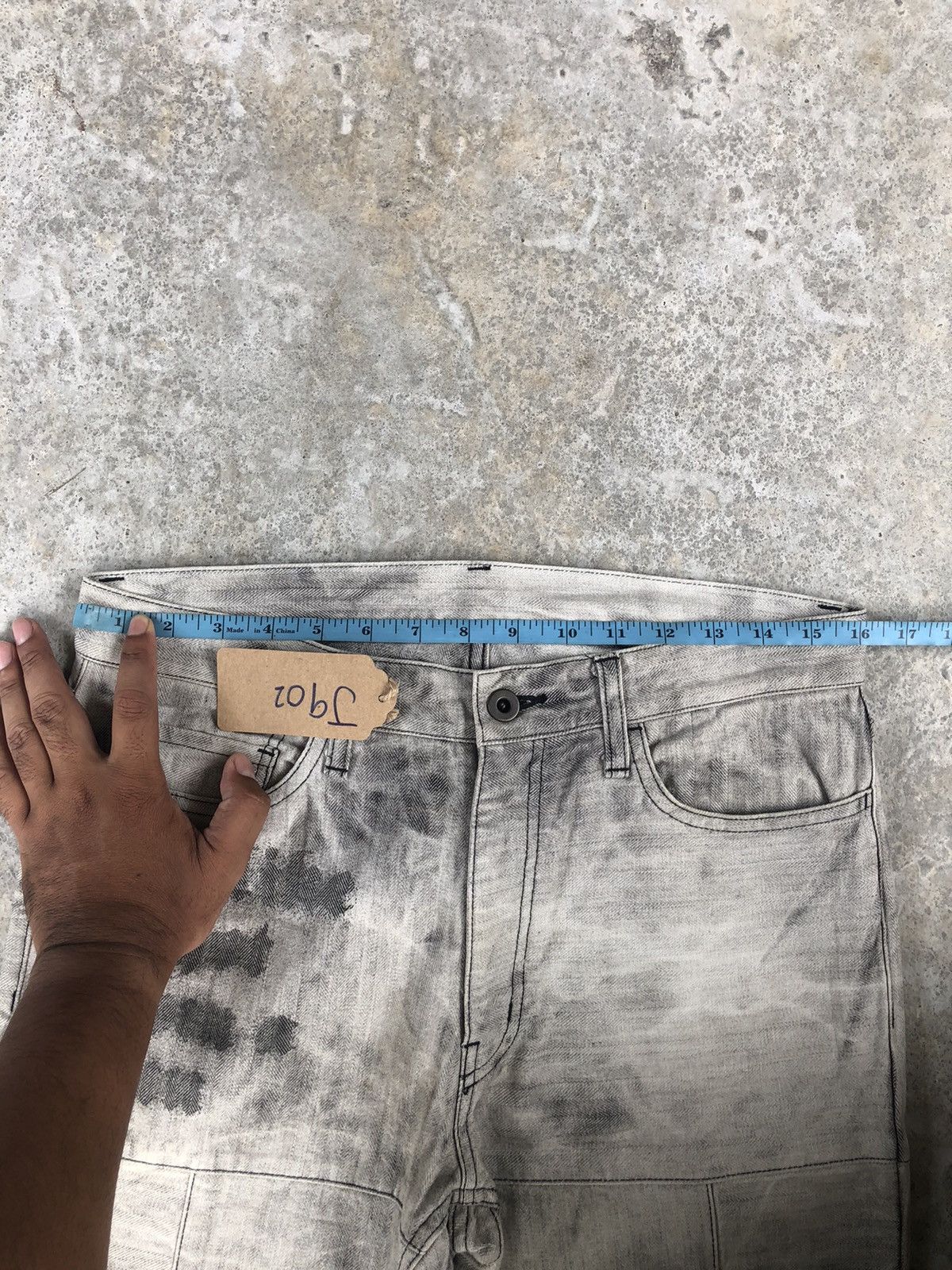 Japanese Brand Y2K Edge Rupert Flared Jeans Distressed Size US 32 / EU 48 - 17 Thumbnail