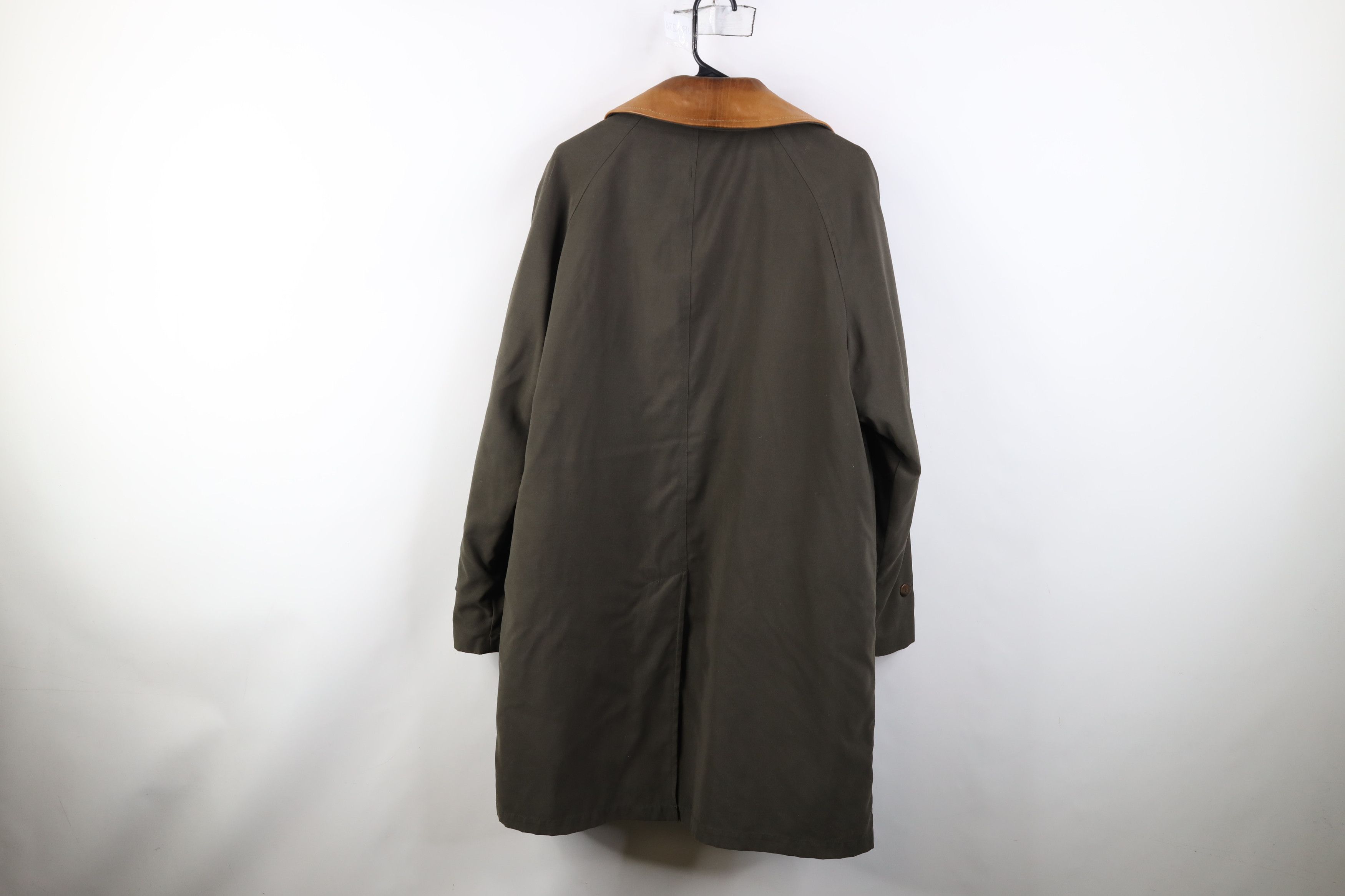 Vintage Vintage 90s Streetwear Lined Microfiber Trench Coat Jacket Size US XXL / EU 58 / 5 - 15 Thumbnail