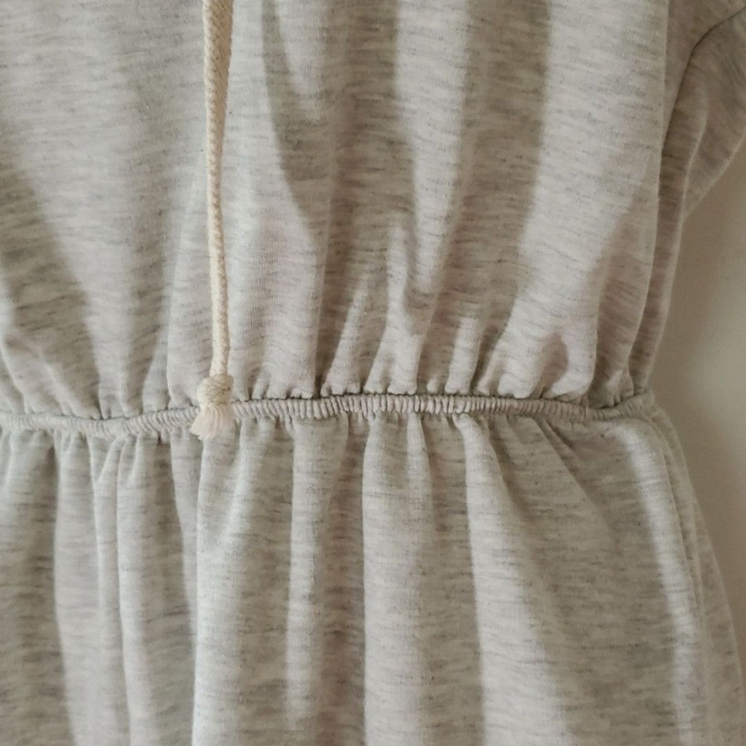 Fashion Nova Fashion Nova Size L Romper Grey Jersey Stretchy Tie Lace Up Size 34" / US 12 / IT 48 - 8 Thumbnail