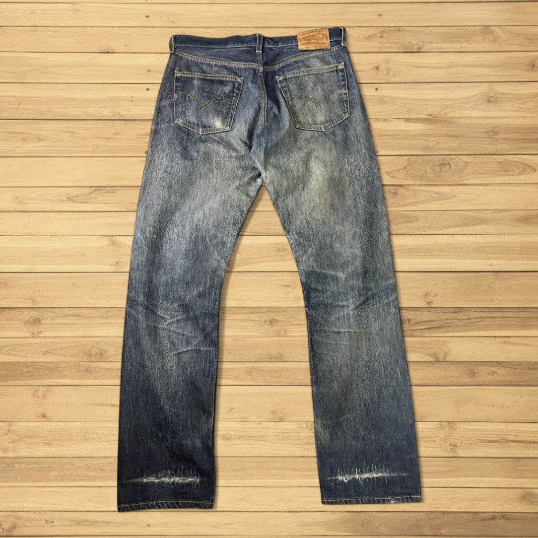 Levi's Vintage Clothing 90s Japanese Levis 501 Mud Wash Distressed Denim W34 Size US 34 / EU 50 - 1 Thumbnail