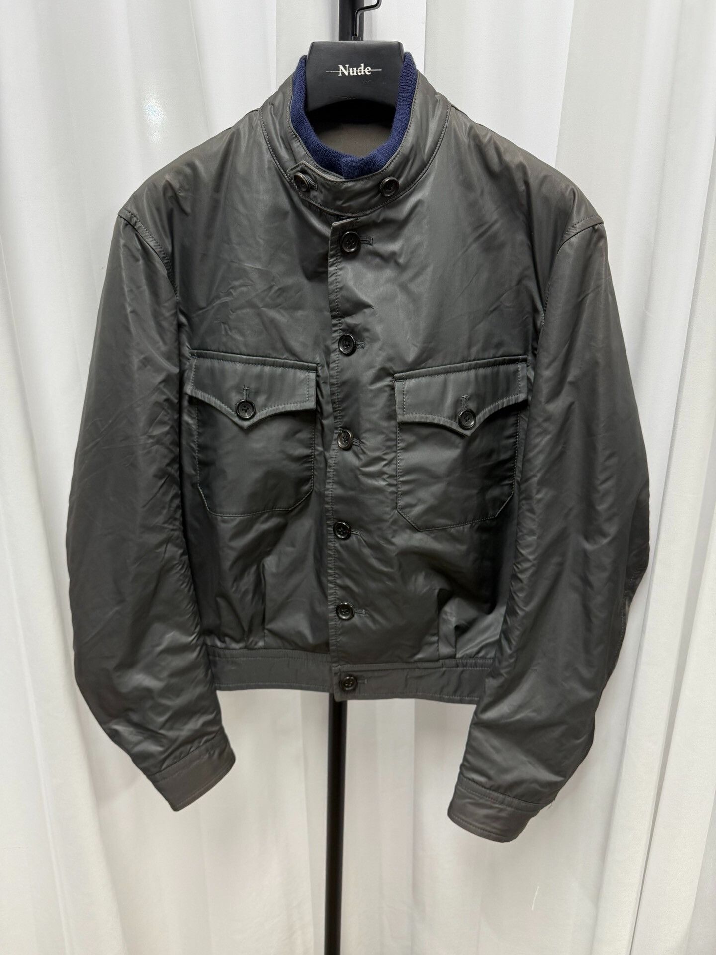 Yohji Yamamoto Yohji Yamamoto Men's Stand Collar Jacket Size US M / EU 48-50 / 2 - 1 Thumbnail