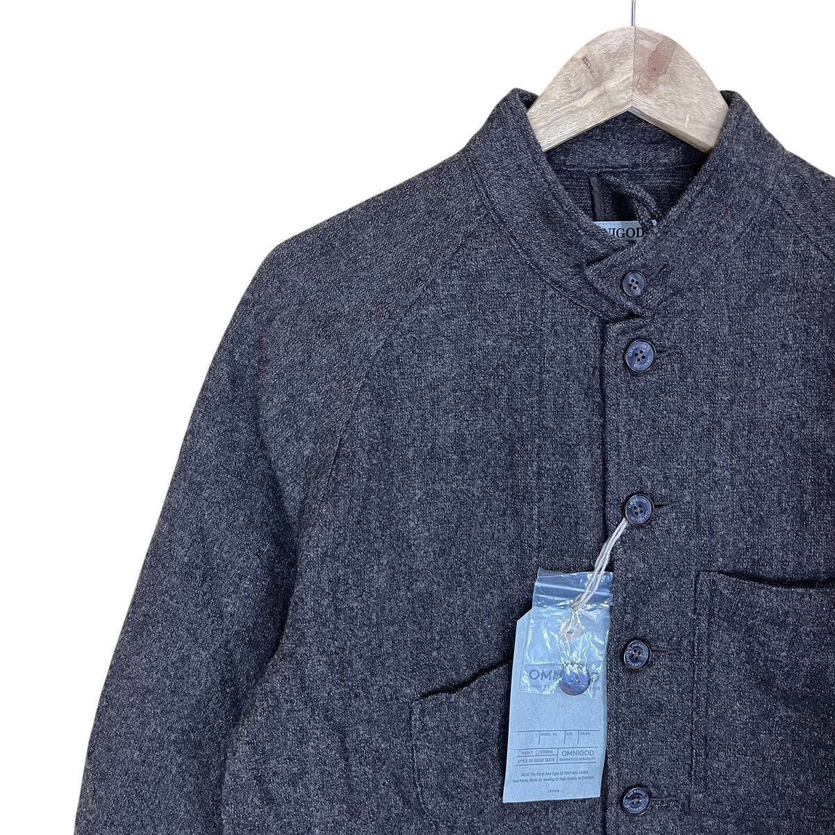 OMNIGOD Omnigod Wool Blend Garment Made In Japan Button Coat Jacket Size US M / EU 48-50 / 2 - 5 Thumbnail