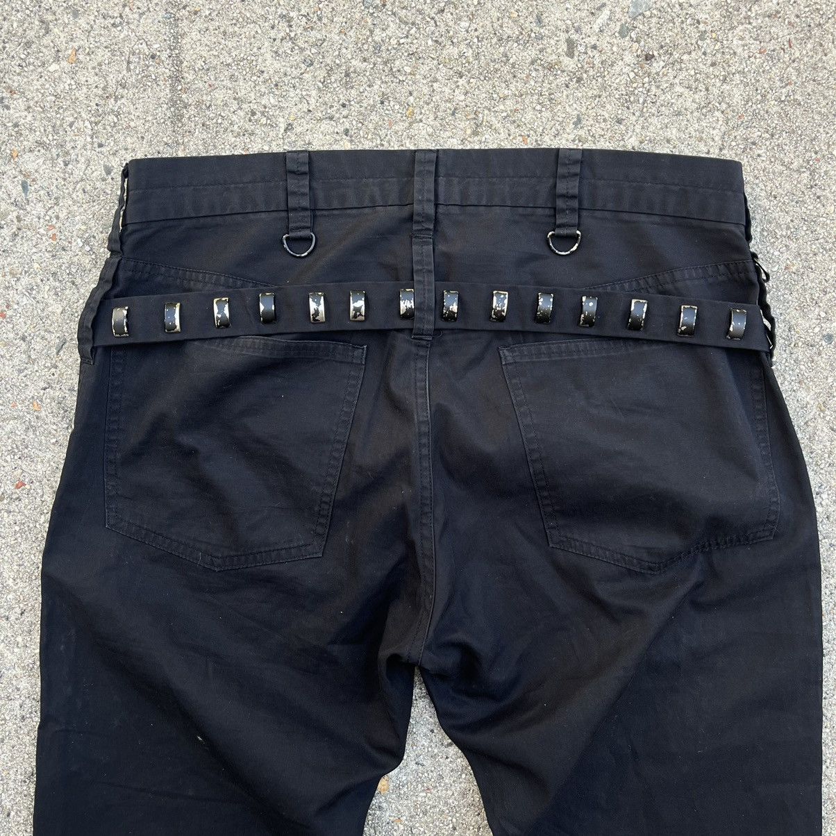 Undercover Undercover 06SS T Rockstar Skinny Black Pants Stud Belt Rare Size US 30 / EU 46 - 4 Thumbnail