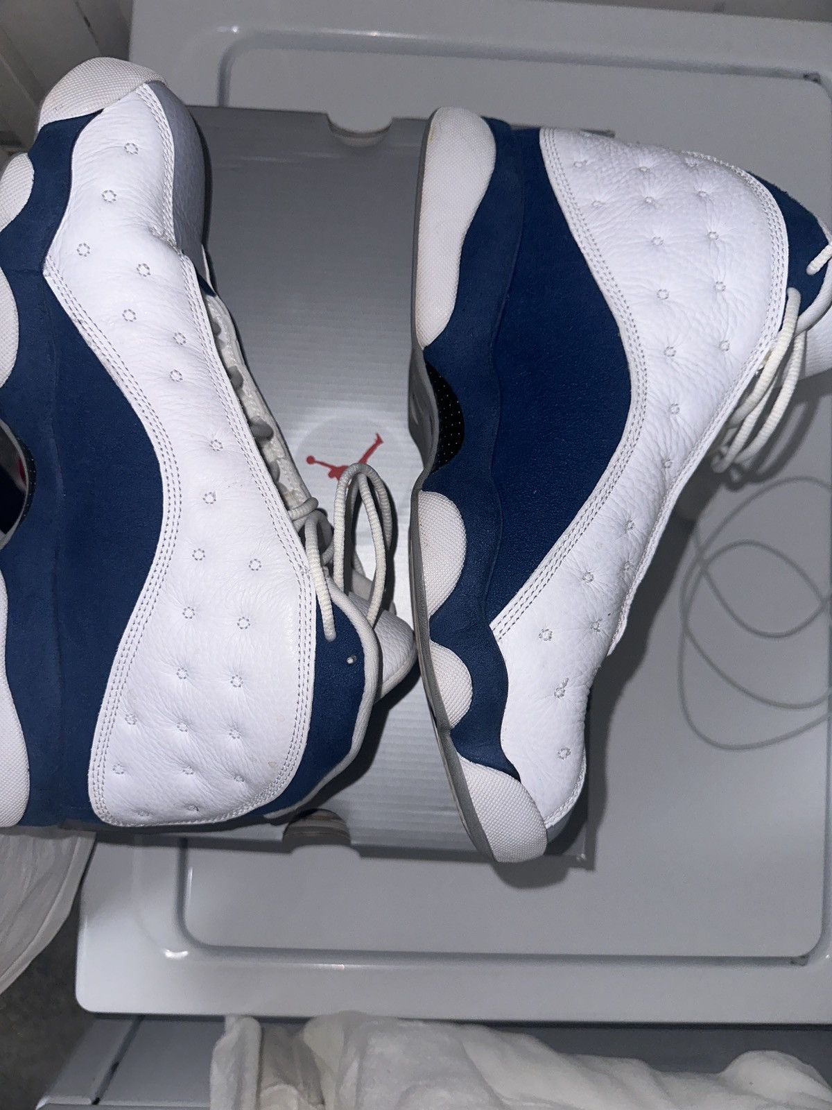 Jordan Brand × Nike × Vintage White/Red/French Blue 13s Size US 11 / EU 44 - 3 Thumbnail