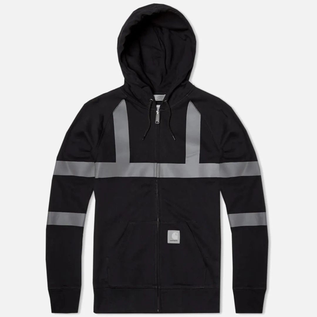 Carhartt × Carhartt Wip × Slam Jam 🔥 Carhartt X Slam Jam Anniversary Reflective Workwear Hoodie Size US S / EU 44-46 / 1 - 1 Thumbnail