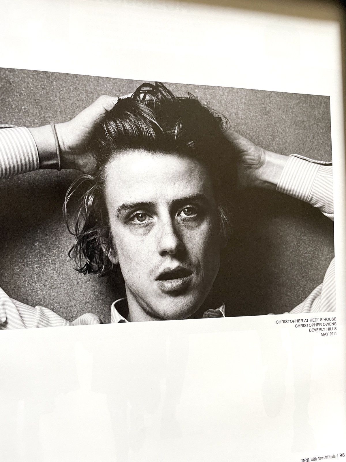 Hedi Slimane × Saint Laurent Paris × Yves Saint Laurent Hedi Slimane Christopher photographed framed poster 9x11 Size ONE SIZE - 2 Thumbnail