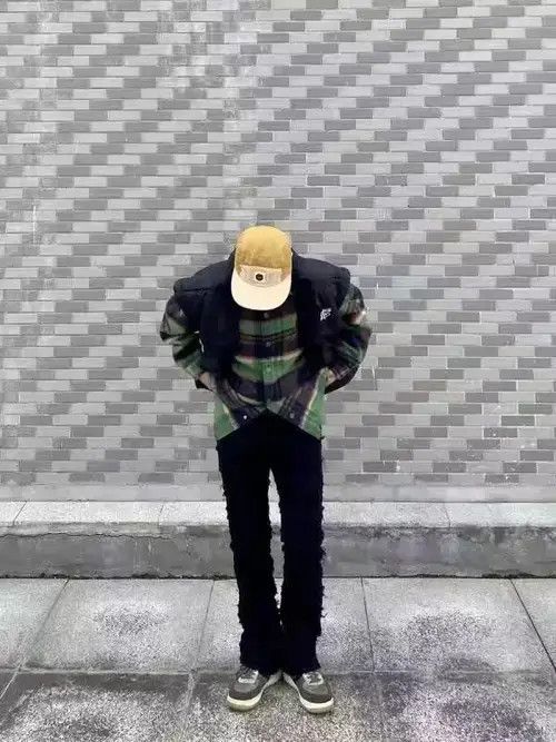 Jean Mens High Street Retro Ripped Pants Oversize Denim Trousers Size US 33 - 2 Thumbnail