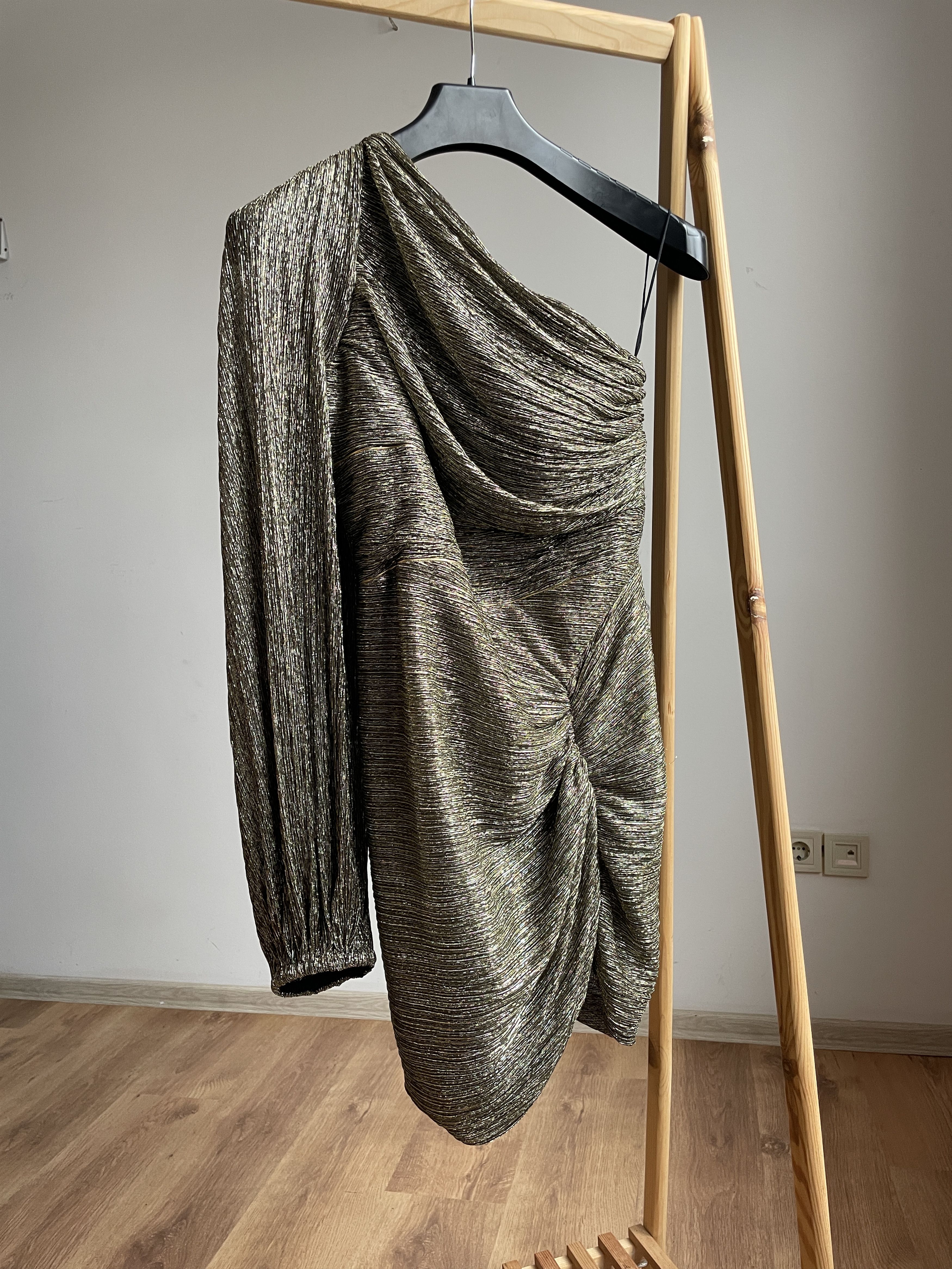 Peter Pilotto Peter Pilotto Metallic Pleated Two Piece Set Top & Pants Size M / US 6-8 / IT 42-44 - 2 Thumbnail