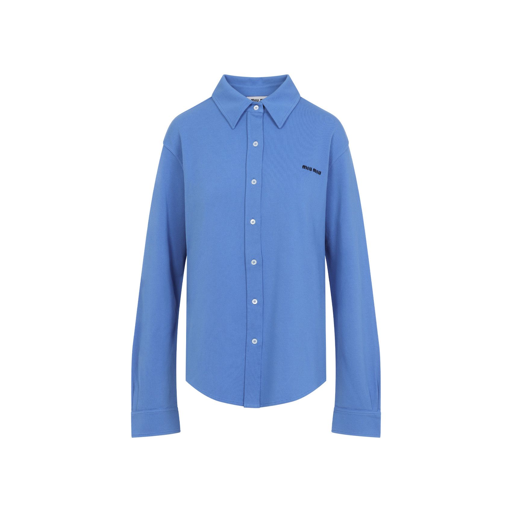 Miu Miu Miu Miu Piquet Shirt Size M / US 6-8 / IT 42-44 - 1 Thumbnail