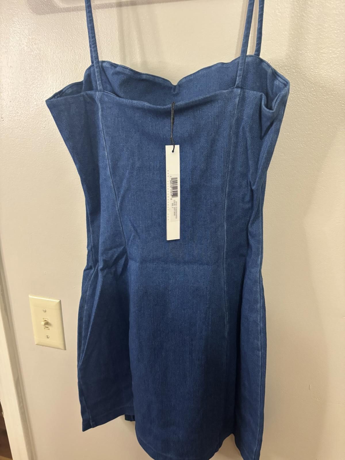 Designer Stylish Susana Monaco Light Denim Dress small Size S / US 4 / IT 40 - 2 Thumbnail