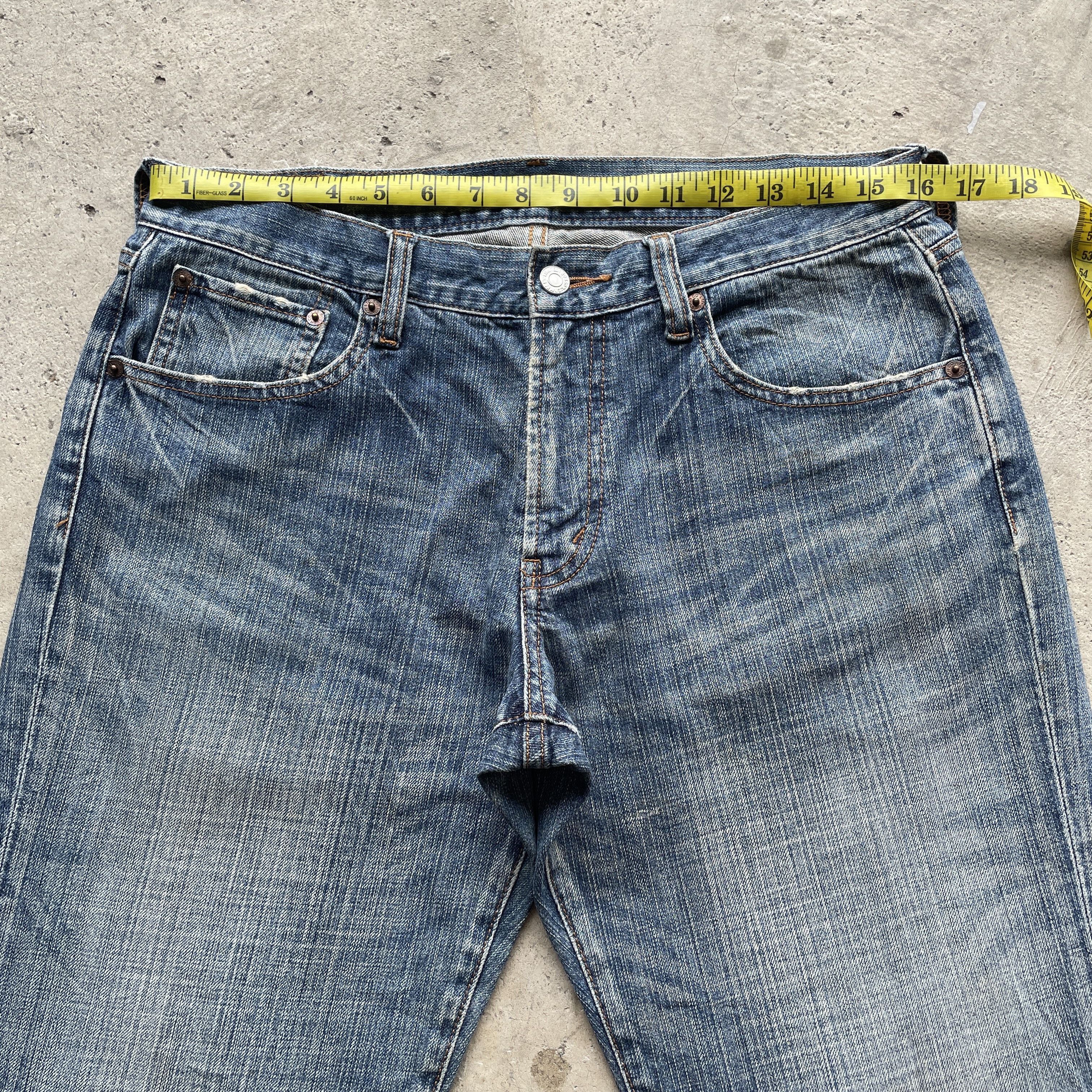 Japanese Brand VINTAGE JAPANESE JEANS FADED PANTS DENIM W32x33 Size US 32 / EU 48 - 5 Thumbnail