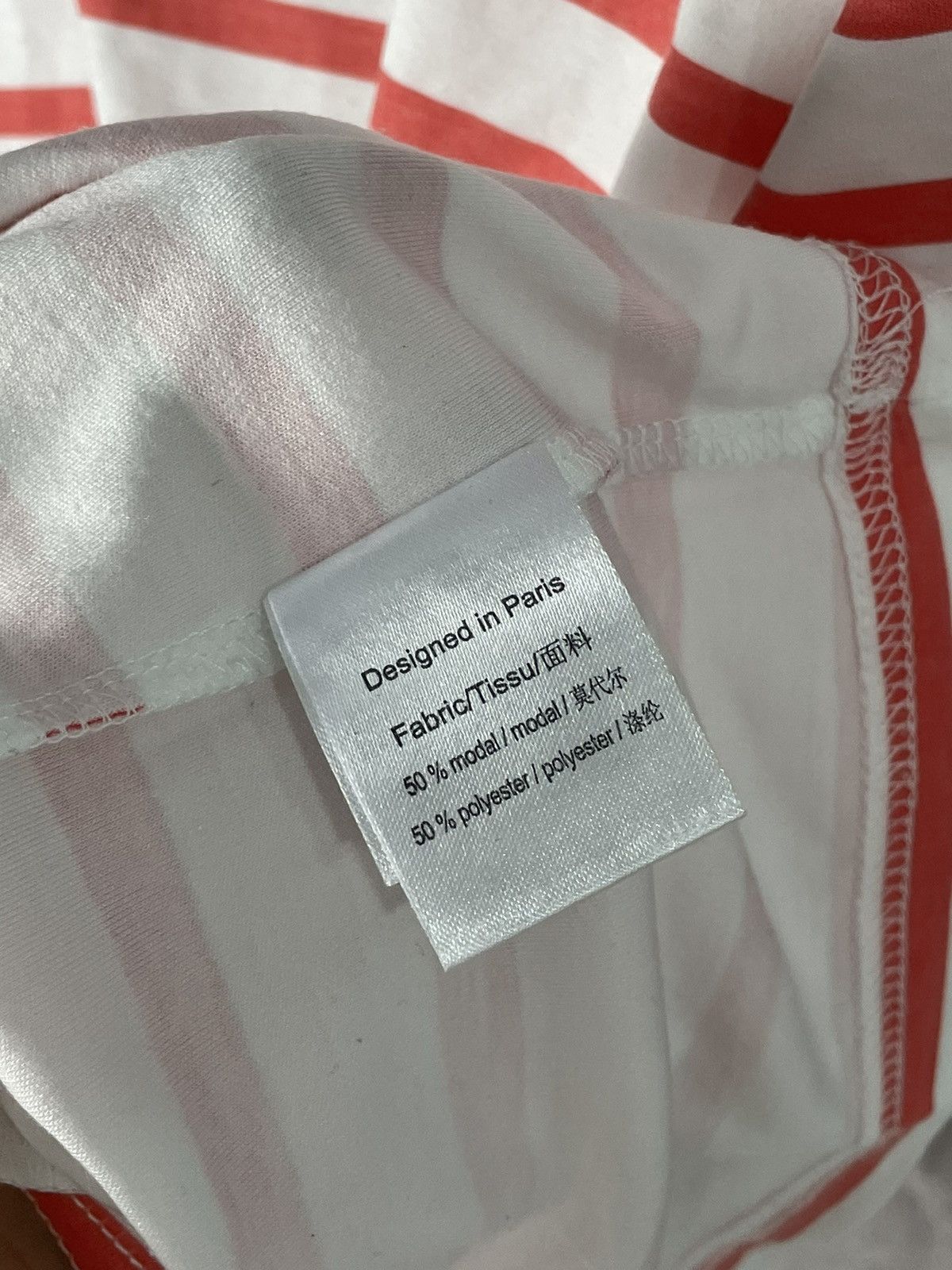 Vintage Dior Uniform Archive Luxury Striped T shirt Size US M / EU 48-50 / 2 - 8 Thumbnail