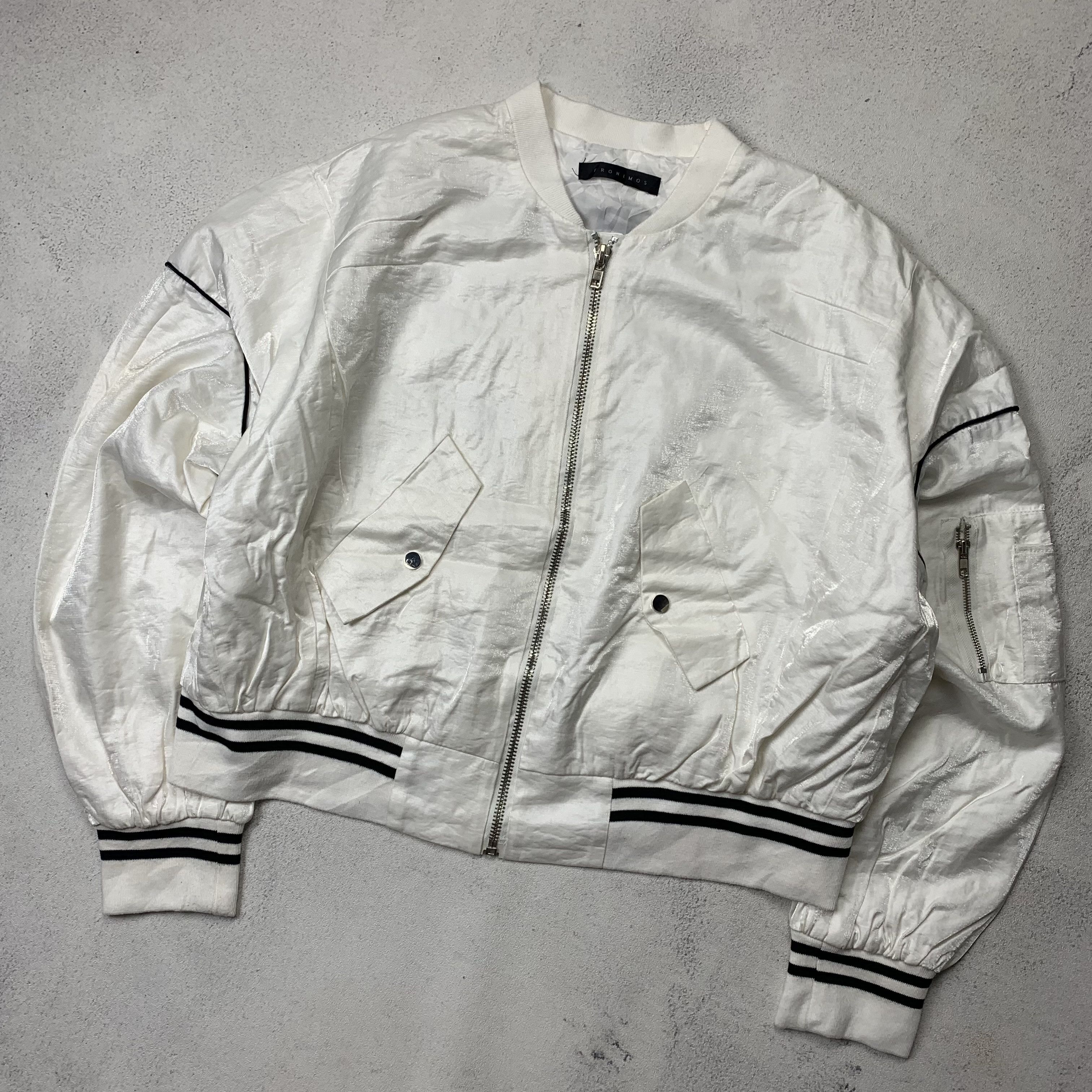Japanese Brand Bomber Oversized Jacket Size US L / EU 52-54 / 3 - 4 Thumbnail