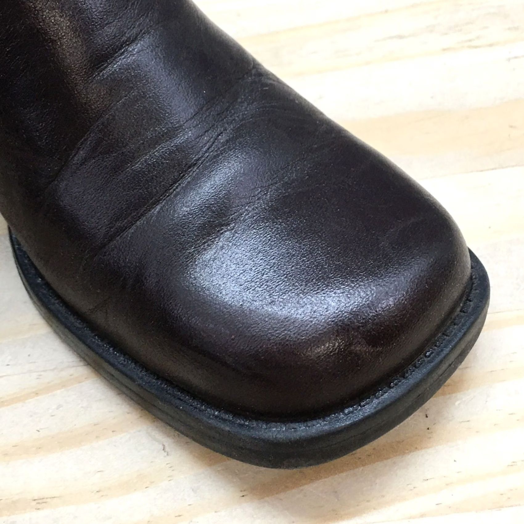 Vintage White Mountain Boots Womens 6.5 M Jive Slip On Low Bootie Brown Leather Heels Size US 7 / IT 37 - 6 Thumbnail