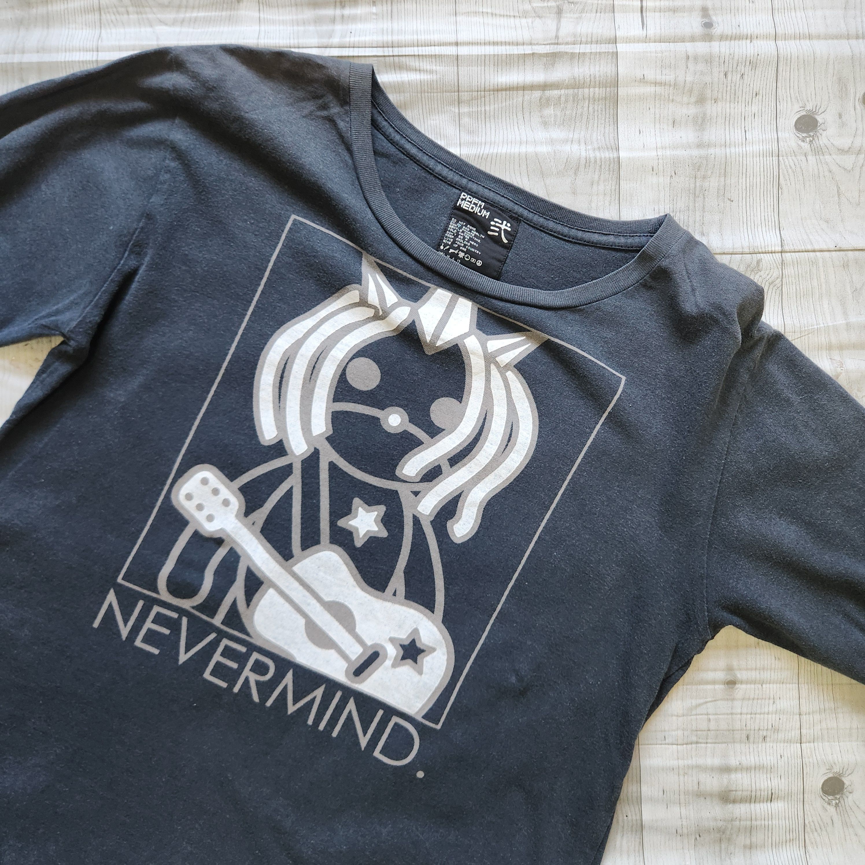 Nirvana × PPFM Vintage Kurt Cobain X PPFM Nevermind Long Sleeves Size US M / EU 48-50 / 2 - 17 Thumbnail