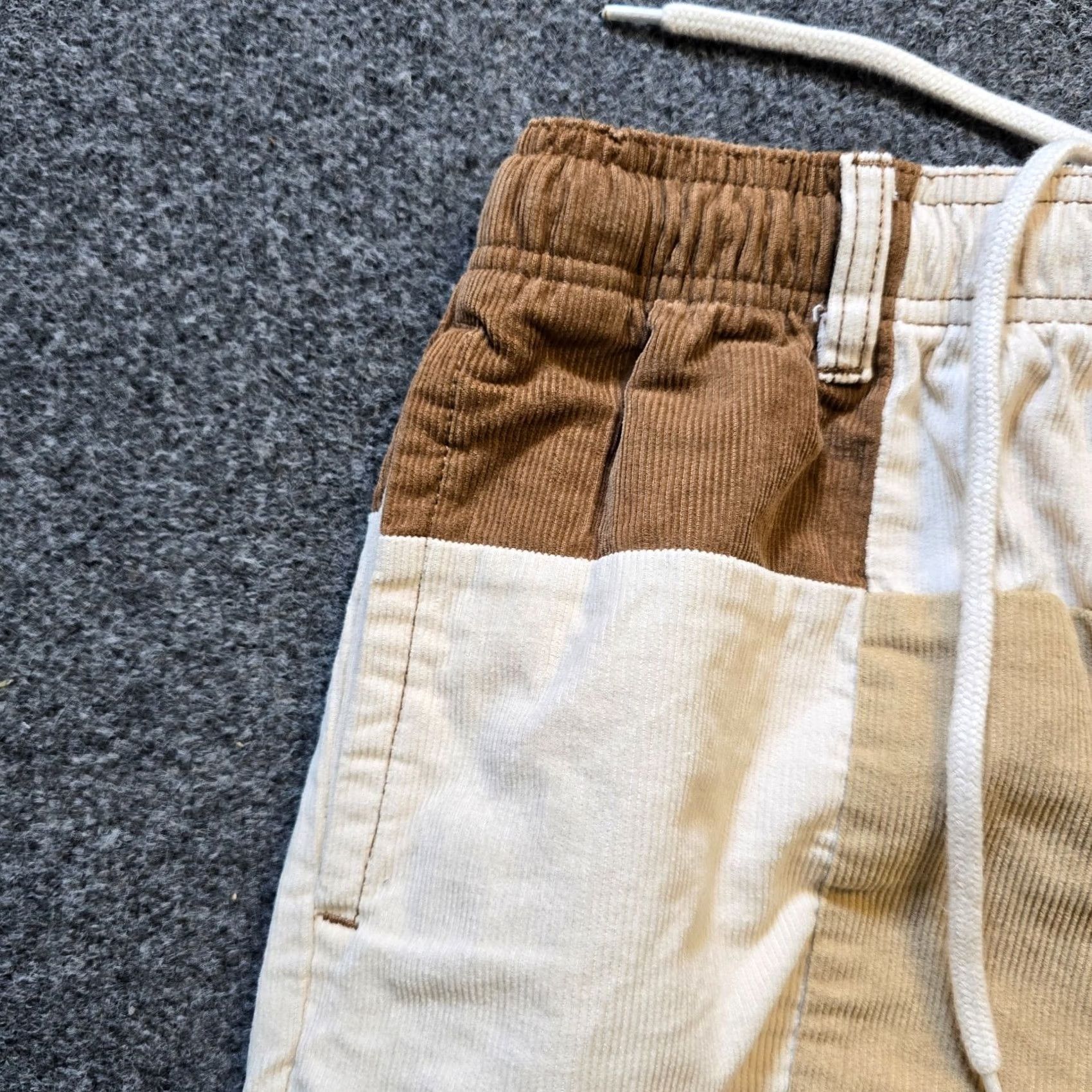 Urban Outfitters Urban Outfitters Pants Womens Medium Brown Patchwork Corduroy Straight Leg Size 32" / US 10 / IT 46 - 4 Thumbnail