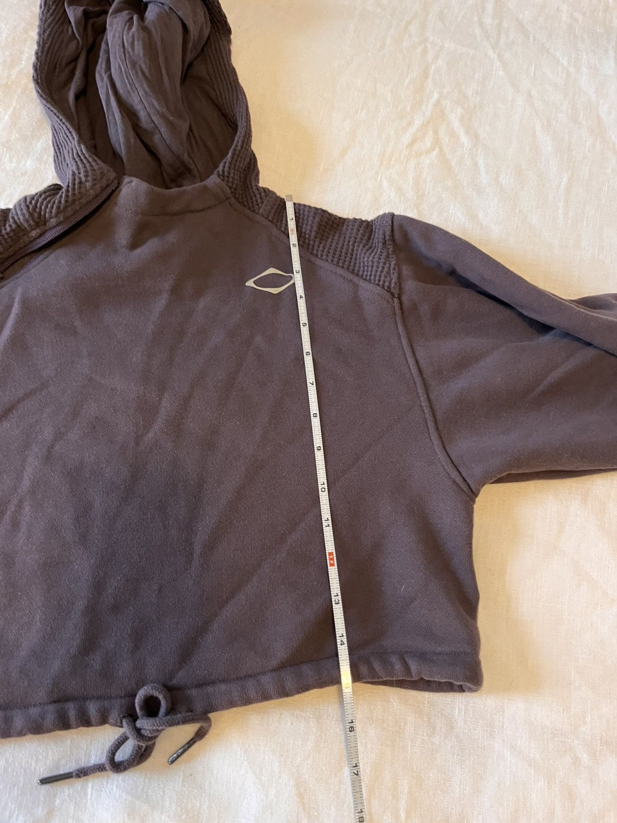 MSCHF MSCHF small cropped side zip hoodie purple dusk Size S / US 4 / IT 40 - 11 Thumbnail