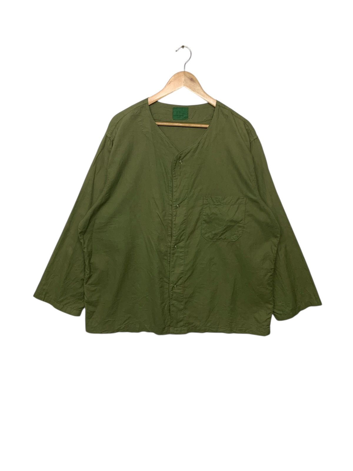 Other × Vintage Vintage 90's Army Pyjama Button Ups Size US XL / EU 56 / 4 - 1 Thumbnail