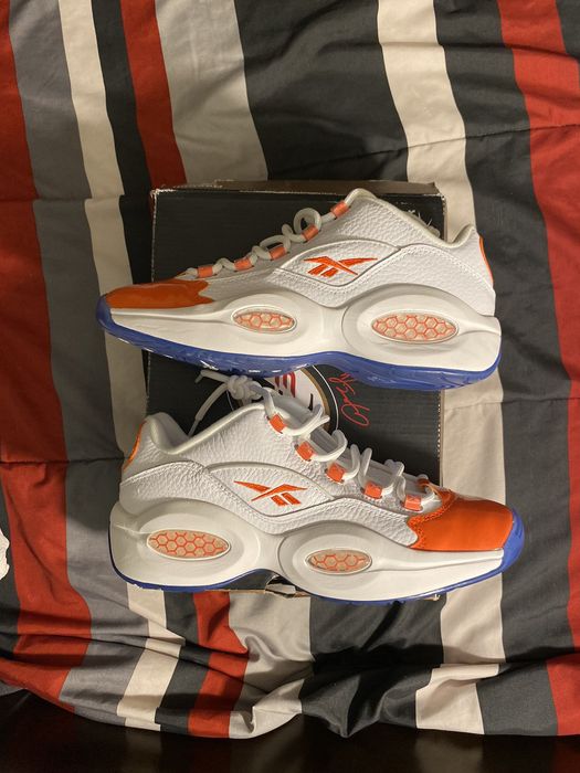 Reebok question low vivid hot sale orange