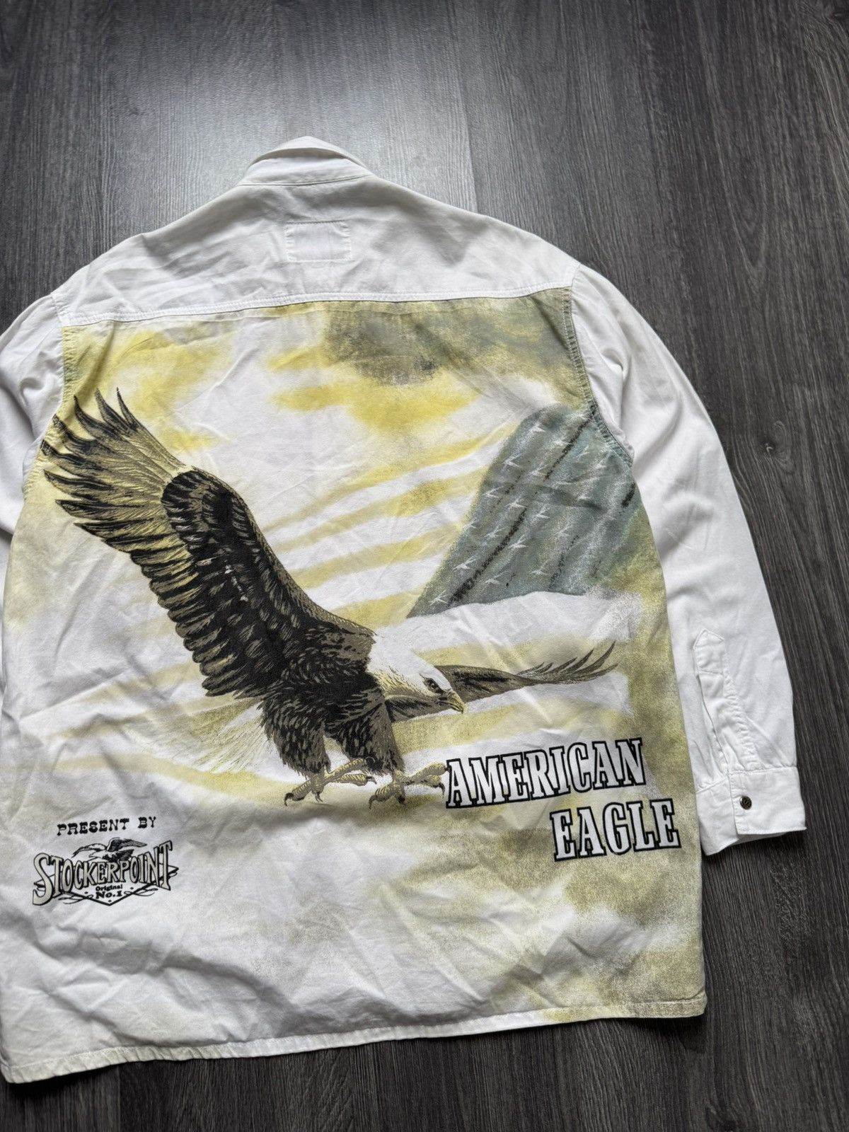 Vintage 90s Vintage Crazy Stockerpoint American Eagle Shirt Size US M / EU 48-50 / 2 - 9 Thumbnail