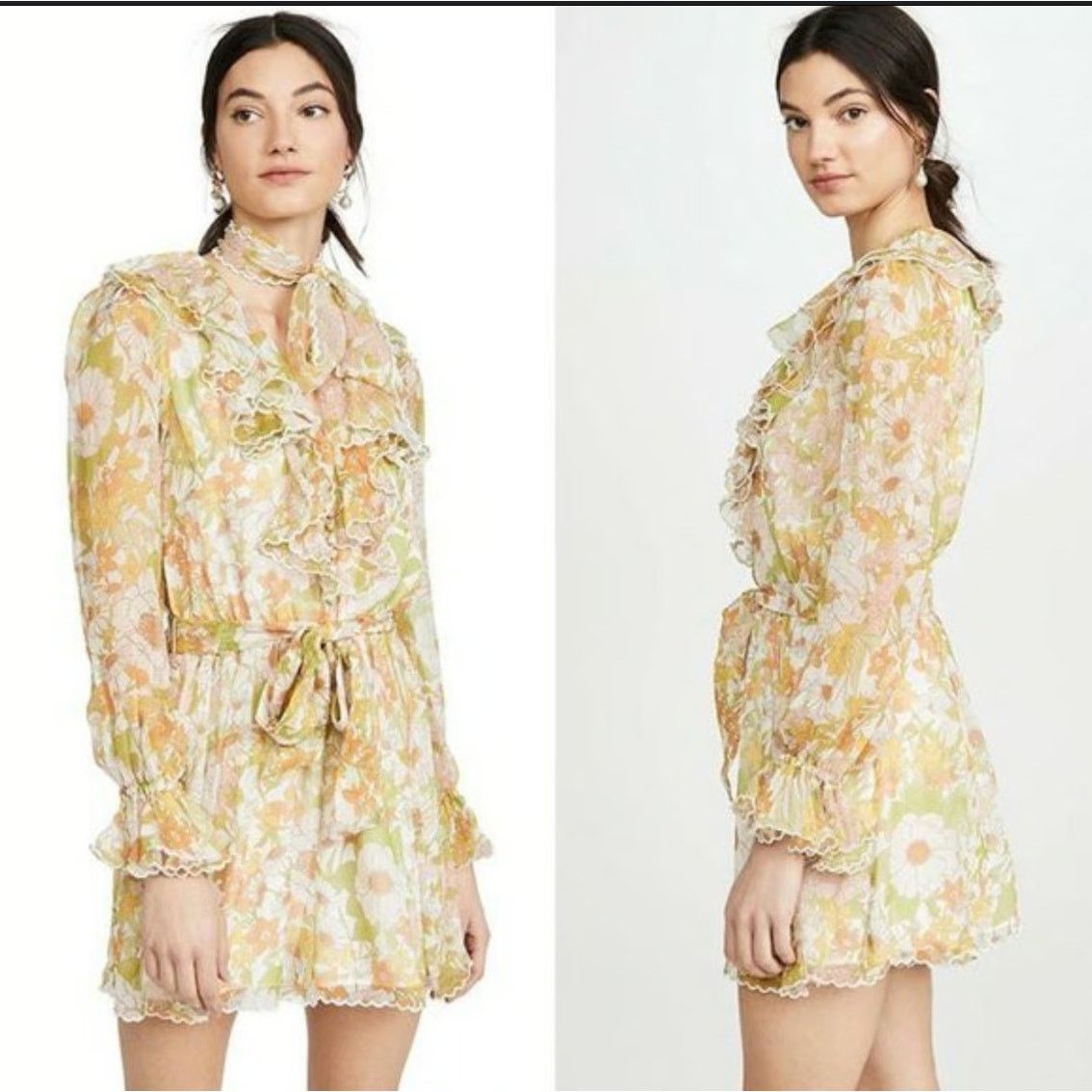 Zimmermann Zimmermann 'The Love Struck' Romper Mini Dress Size XS / US 0-2 / IT 36-38 - 1 Thumbnail