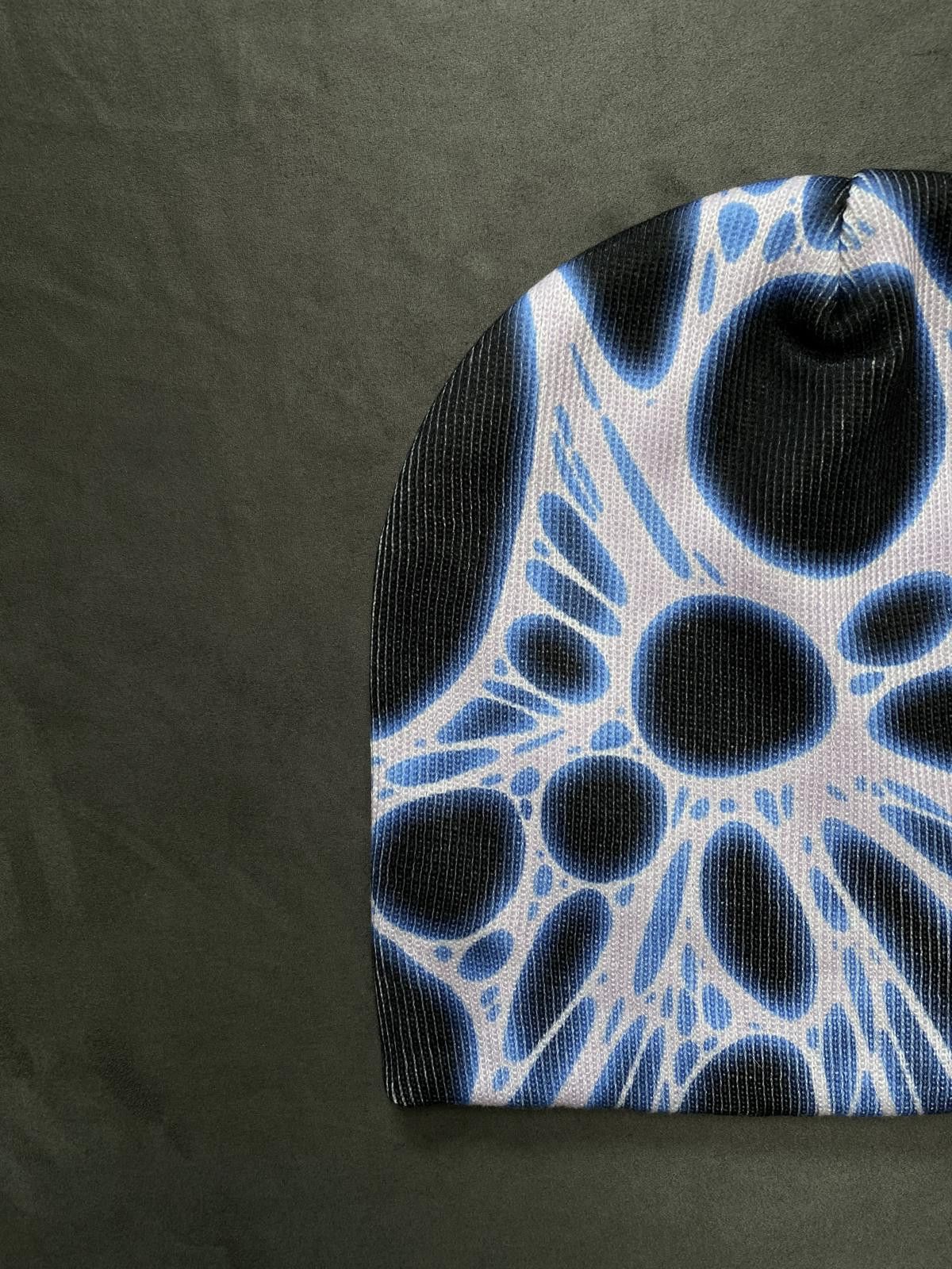Japanese Brand Deadstock 3-D Cobalt No Cuff Blue Beanie Hats OS Size ONE SIZE - 2 Thumbnail