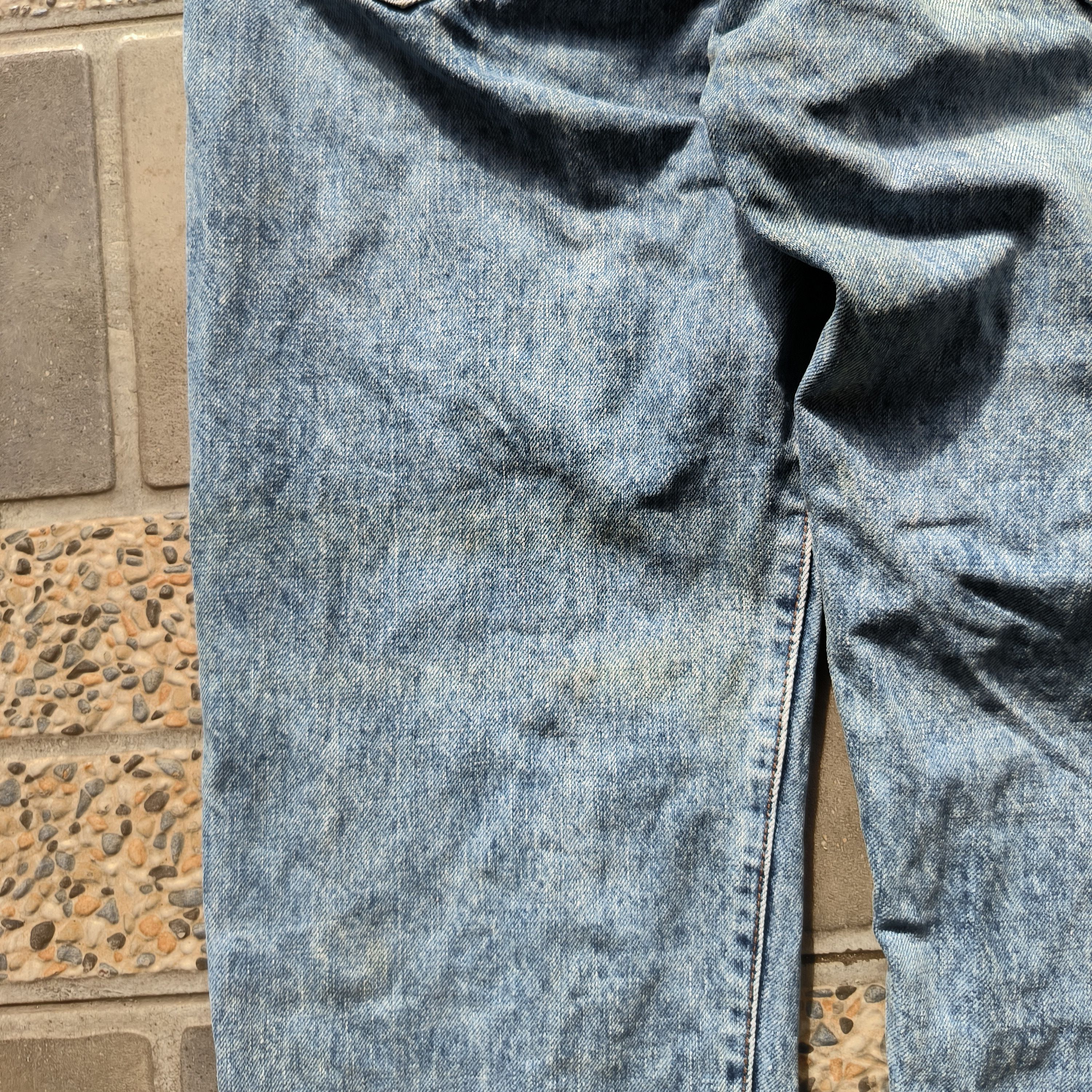 Levi's Vintage 1980s Levis 701XX Big E Selvedge Jeans Size US 30 / EU 46 - 6 Thumbnail