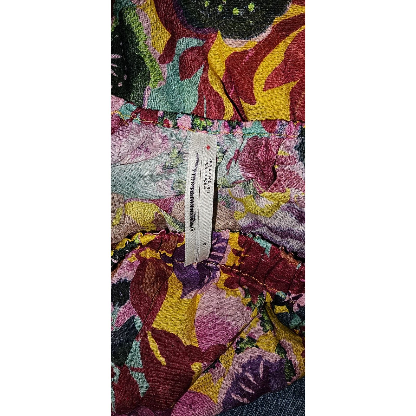 Anthropologie New Anthropologie Boho Floral Maxi Cover-Up Dress $118 SMALL Size S / US 4 / IT 40 - 5 Thumbnail