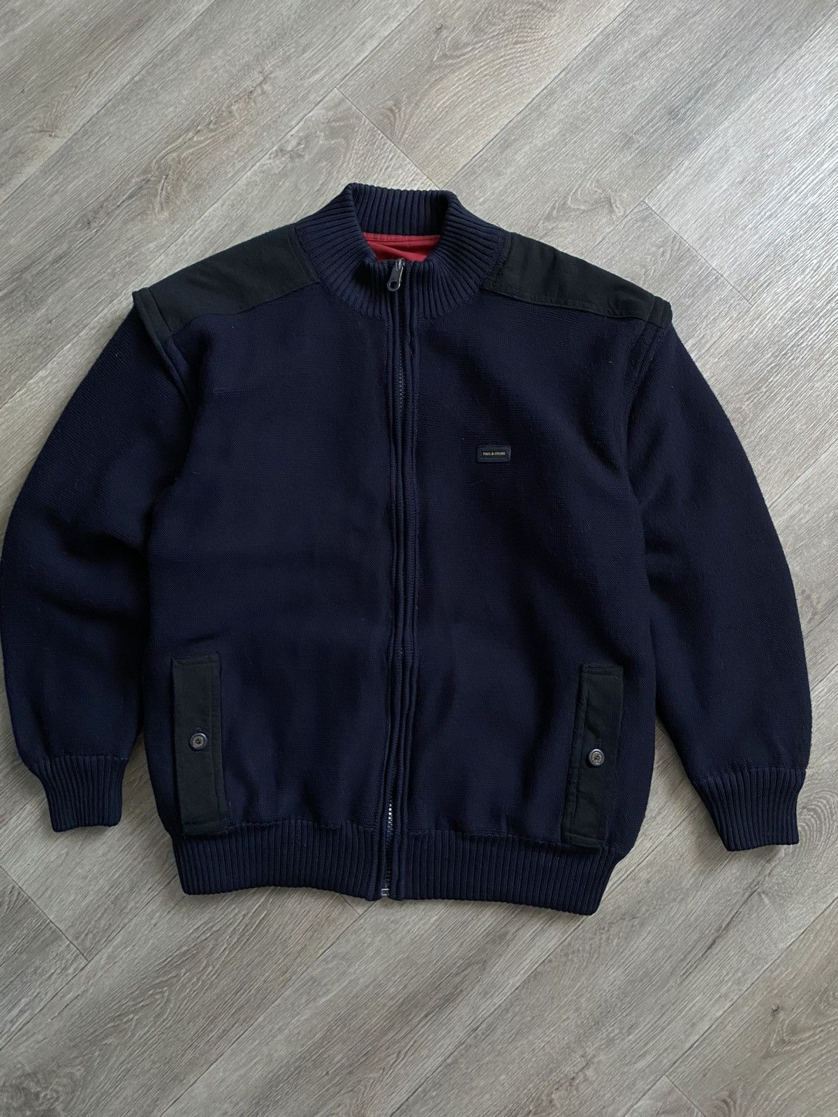 Paul & Shark 🫧PAUL&SHARK Embroidered Logo British Flag Reversible Bomber Size US XL / EU 56 / 4 - 13 Thumbnail
