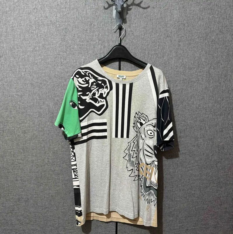 Kenzo KENZO Colorful Logo Men's T-shirt Size L 0089 Size US L / EU 52-54 / 3 - 1 Thumbnail